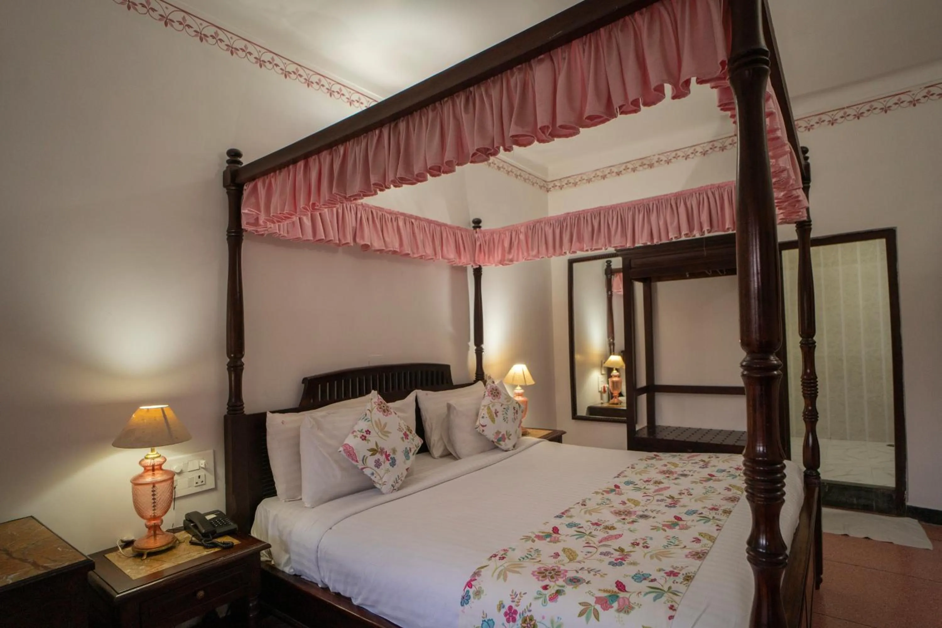 Bed in The Lavitra Lakeview Hotel