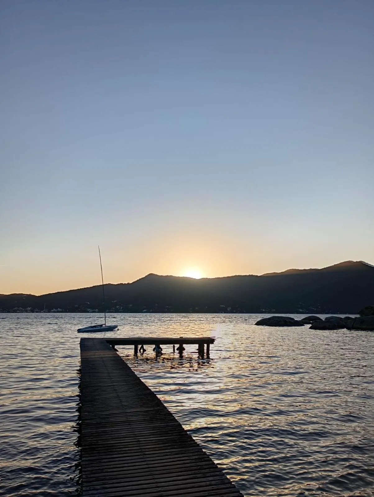 Sunset in Praia Mole Hotel