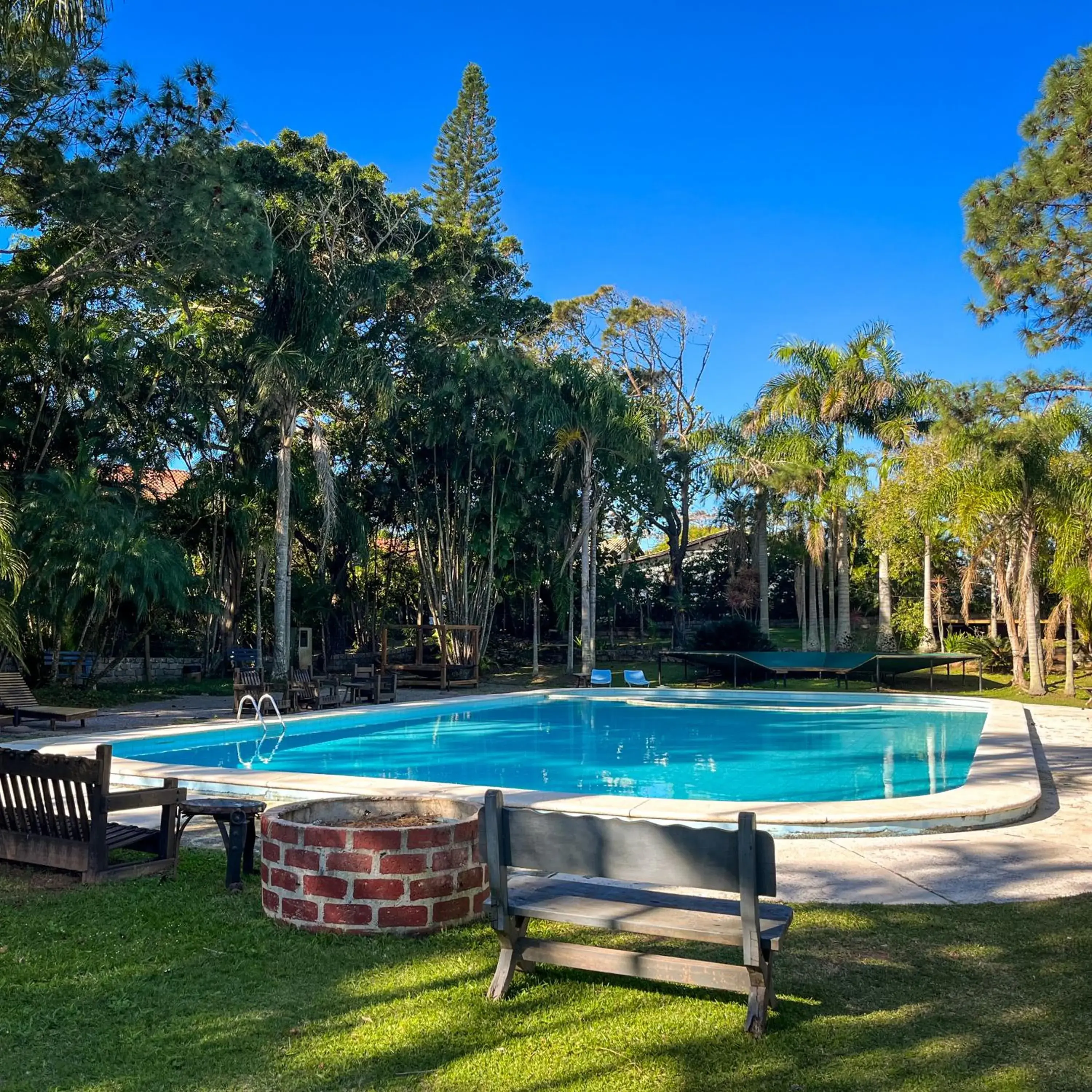 Pool view in Praia Mole Hotel Pool view in Praia Mole Hotel