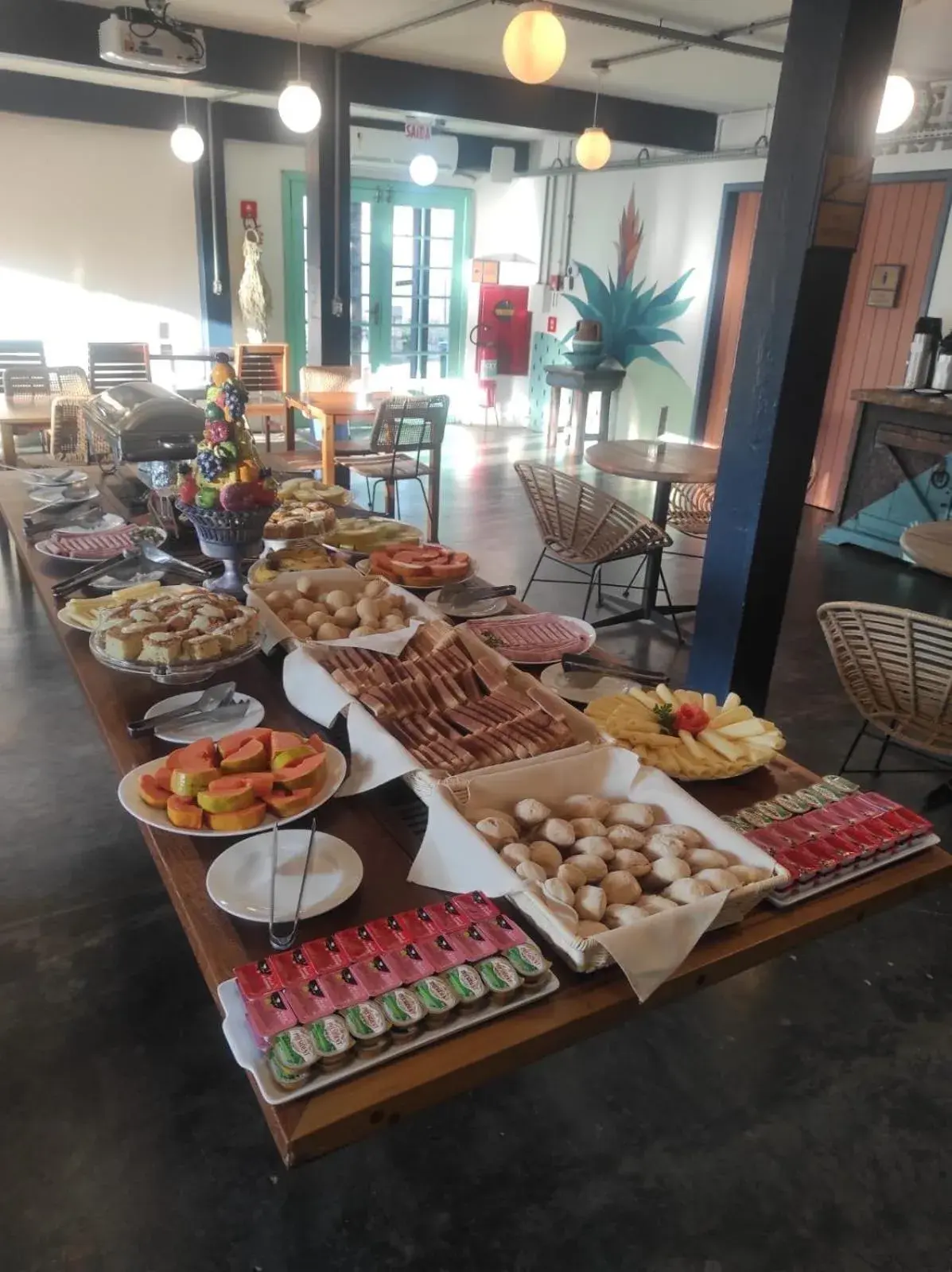 Buffet breakfast in Praia Mole Hotel Buffet breakfast in Praia Mole Hotel