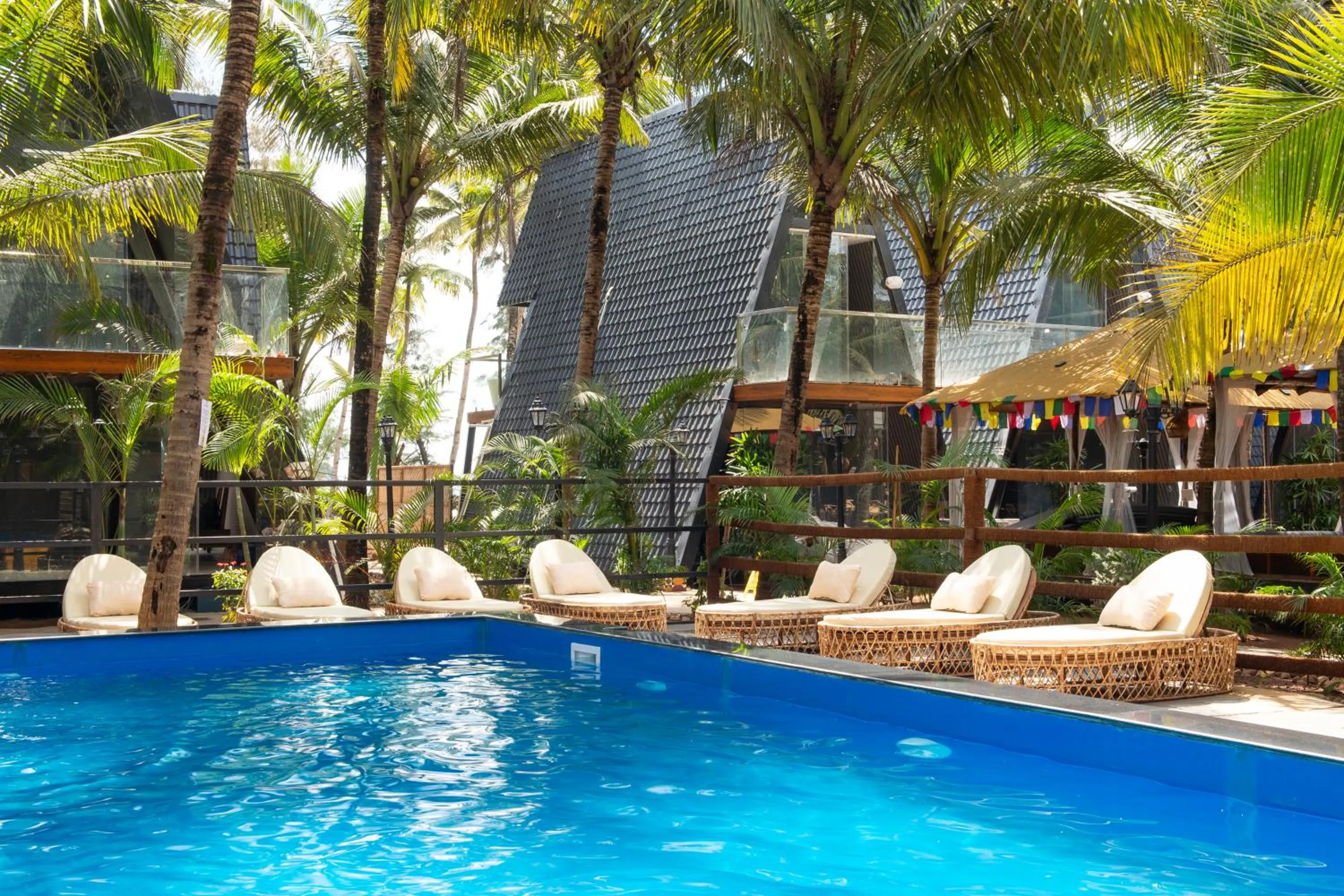 Swimming pool in The Rose Goa Beach Resort
