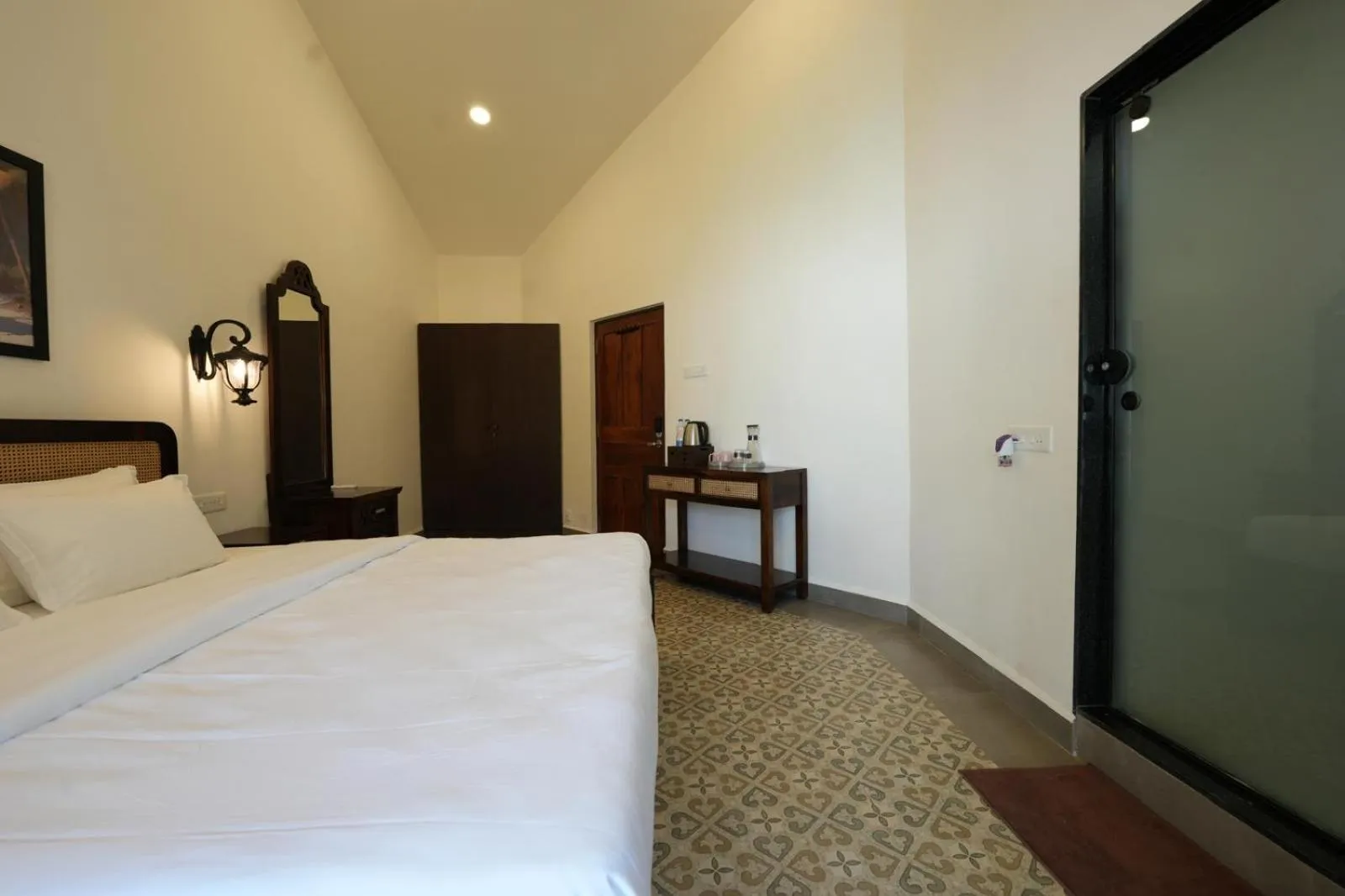 Bedroom, Bed in The Rose Goa Beach Resort