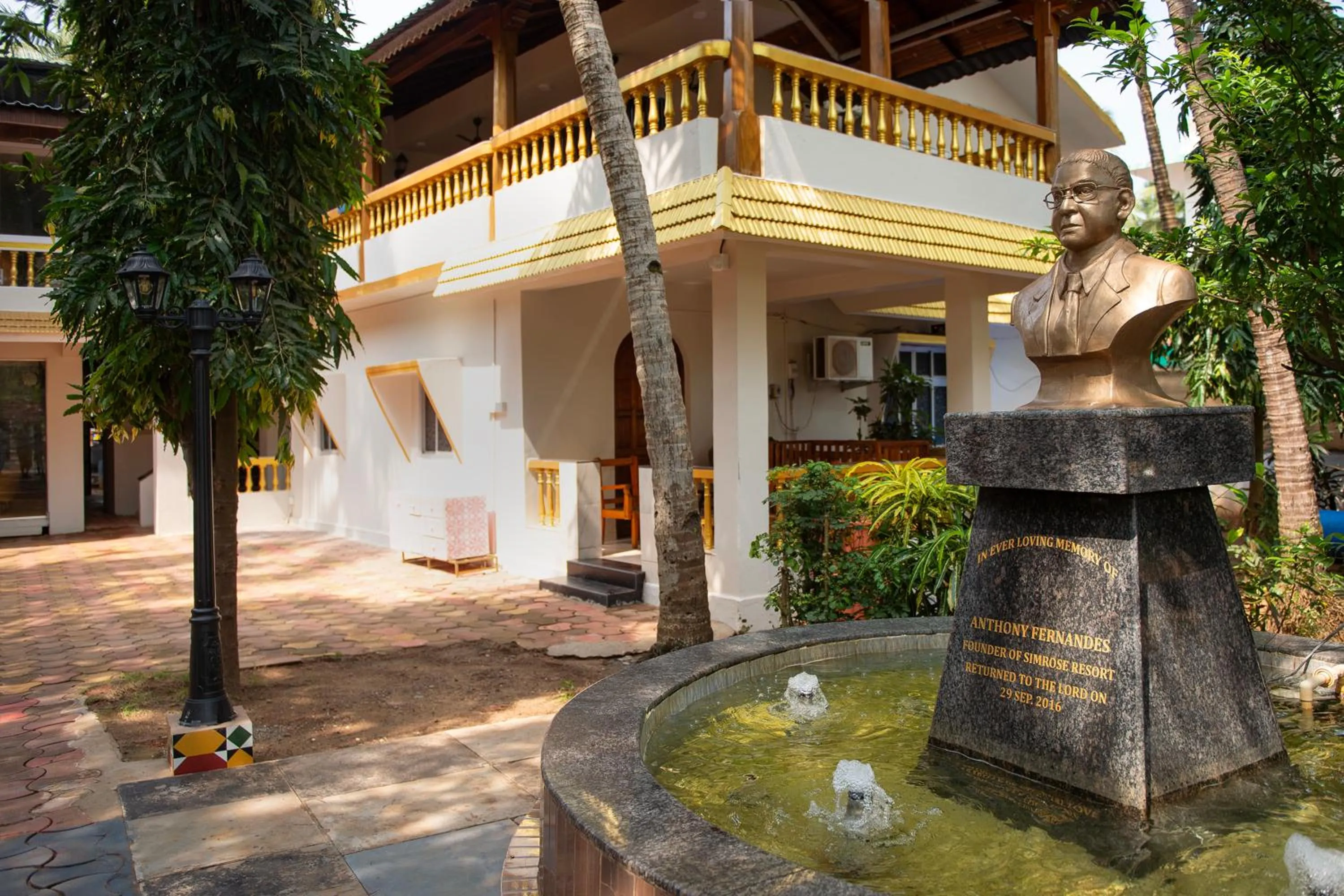 Property building in The Rose Goa Beach Resort