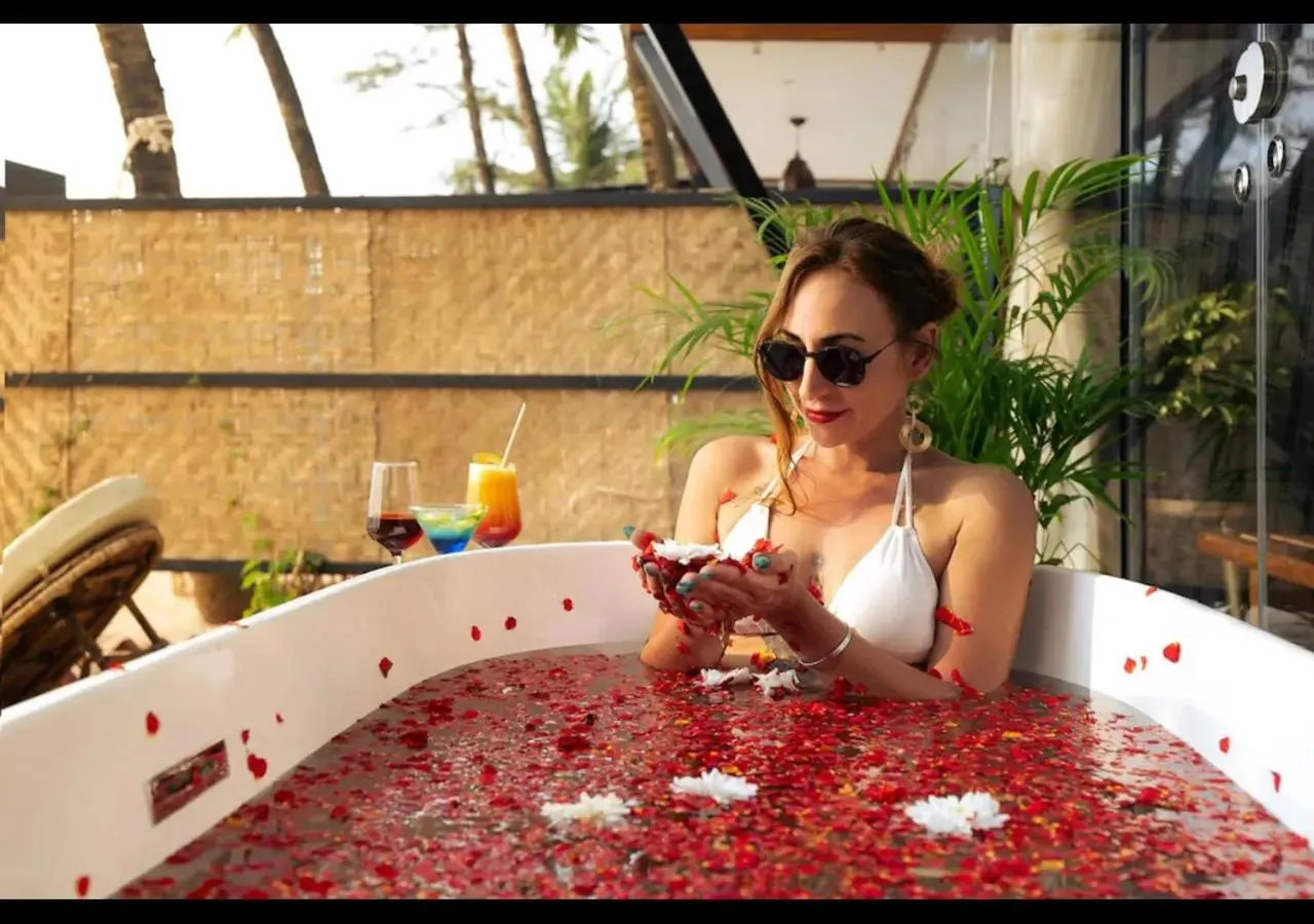Open Air Bath in The Rose Goa Beach Resort