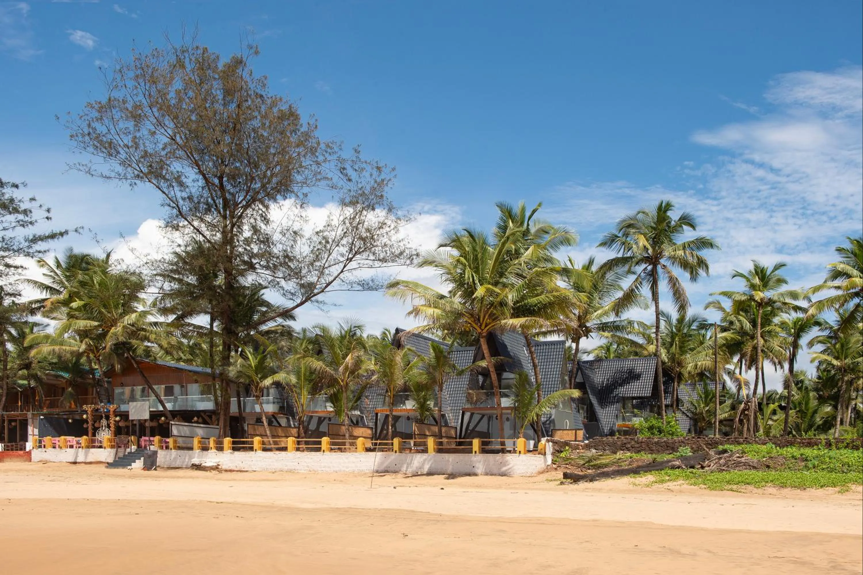 Property building in The Rose Goa Beach Resort