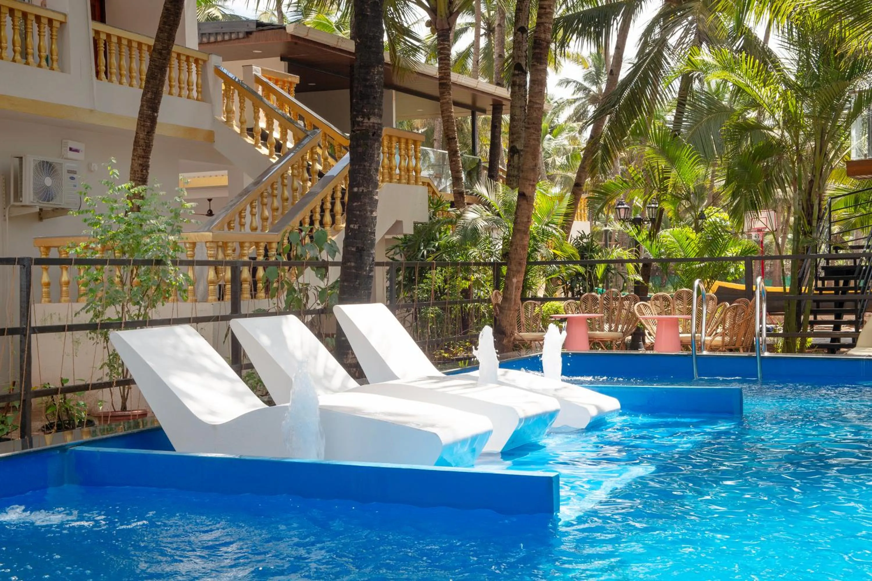 Swimming pool in The Rose Goa Beach Resort