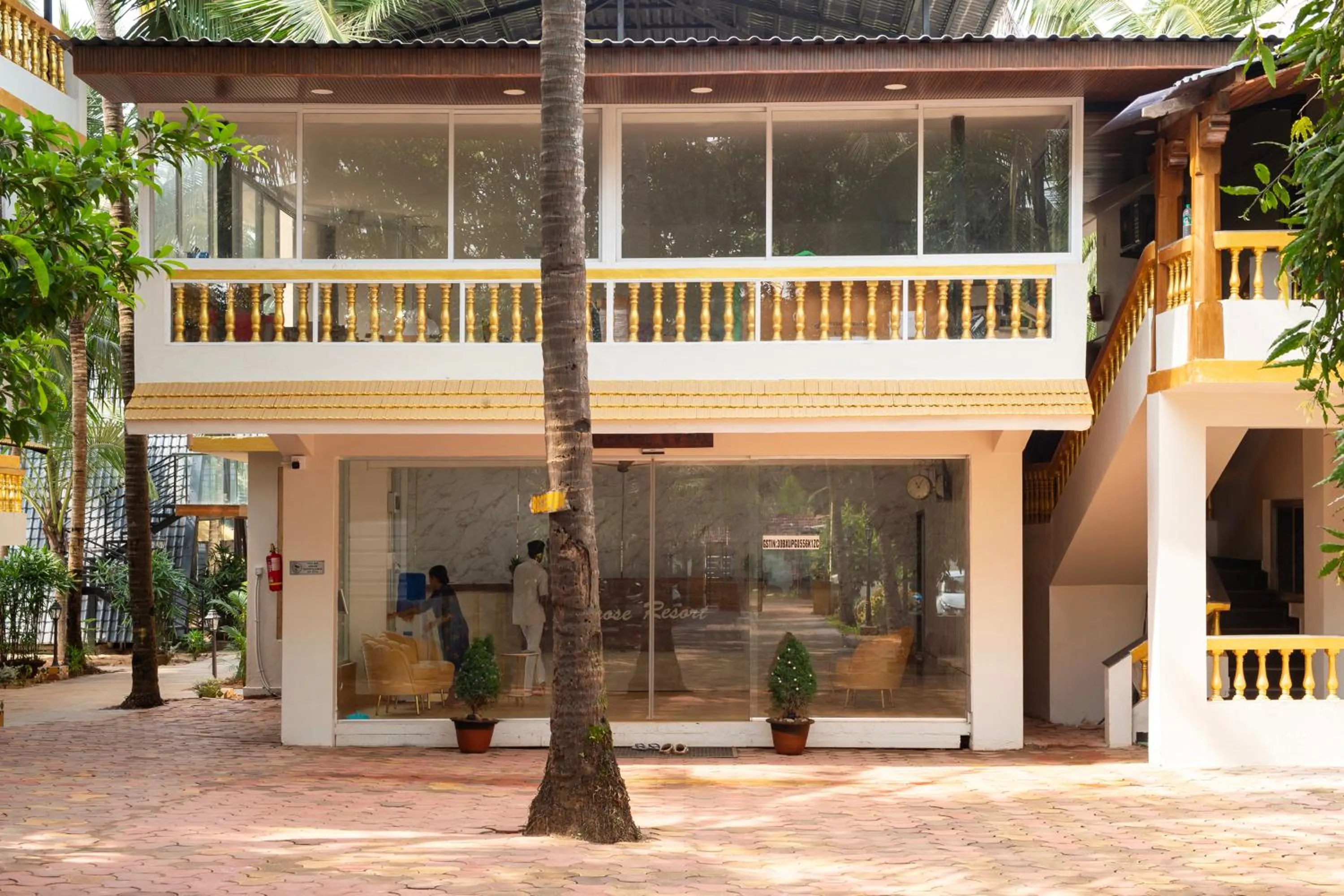 Facade/entrance in The Rose Goa Beach Resort