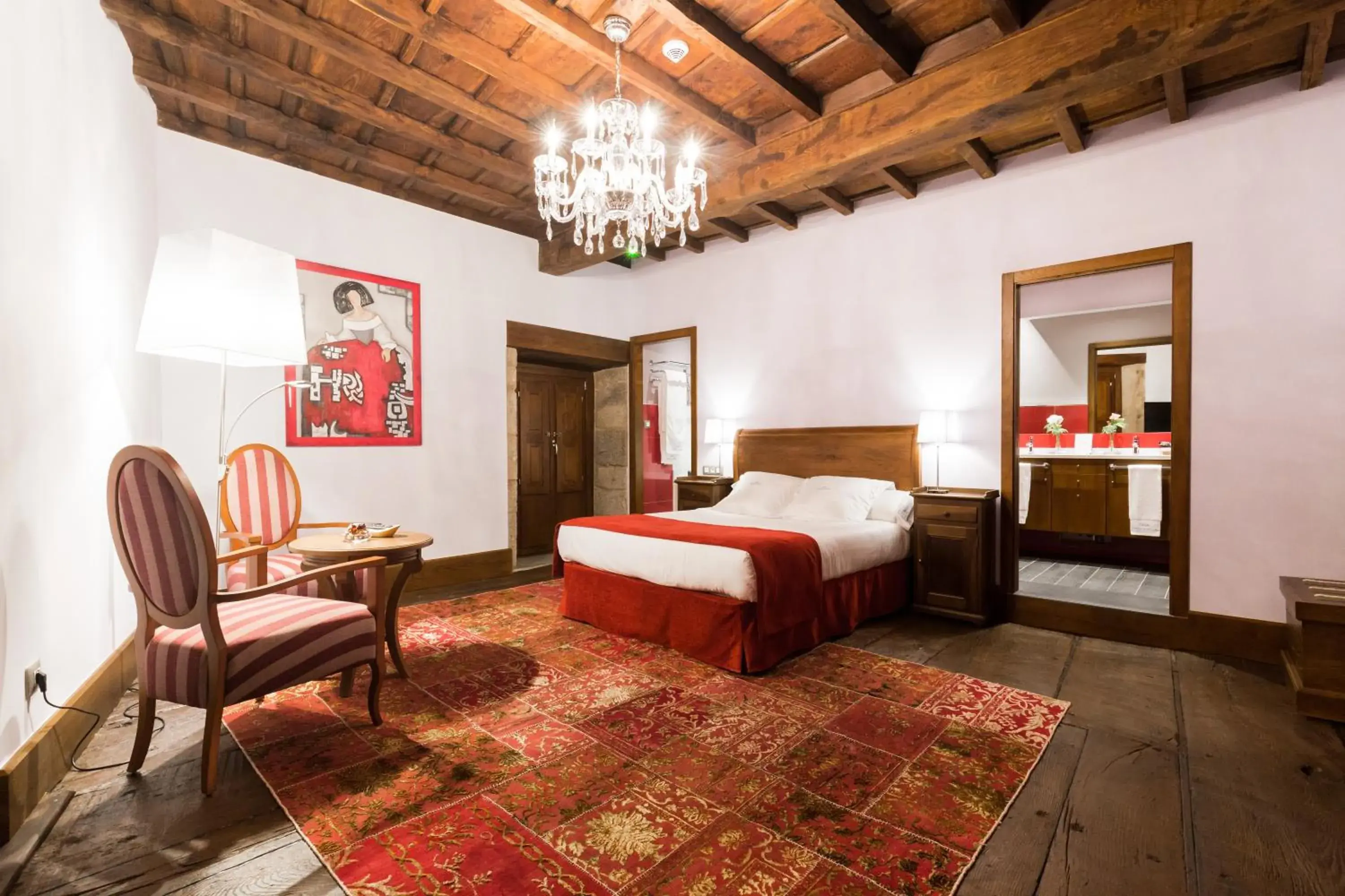 Deluxe Double Room with Bath in Pazo da Pena Manzaneda Deluxe Double Room with Bath in Pazo da Pena Manzaneda