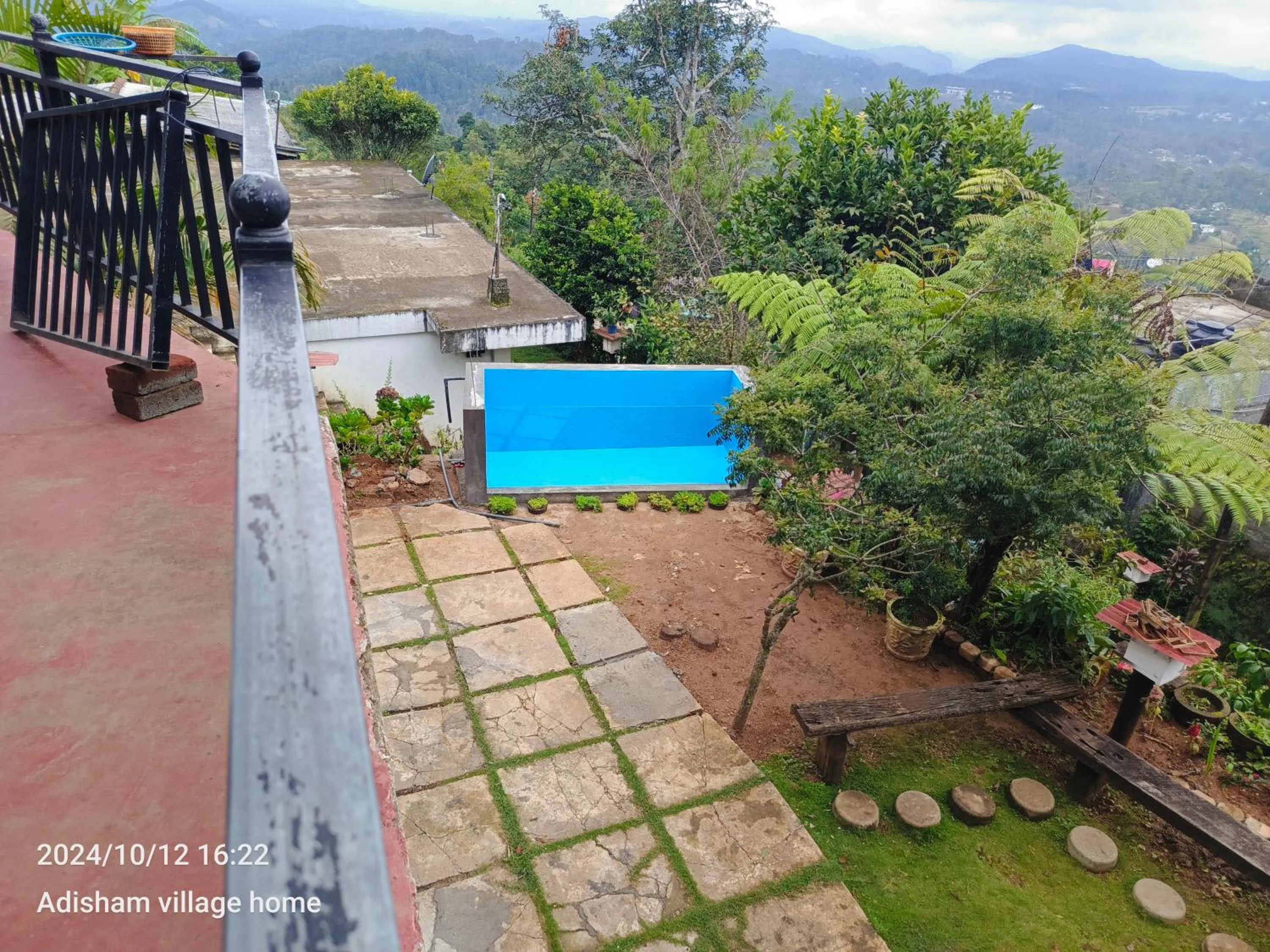 Garden in Adisham village home Haputale