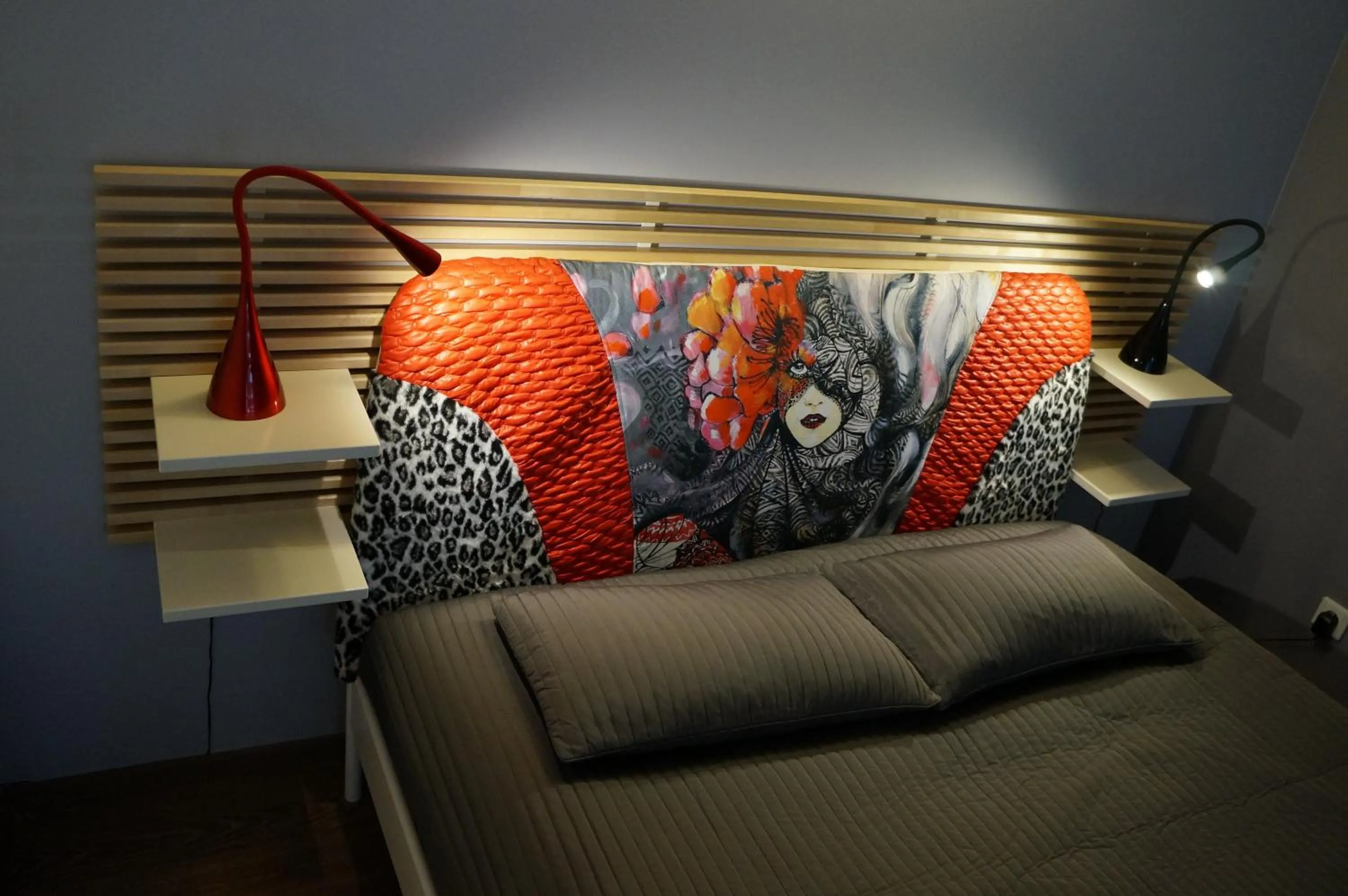 Bedroom, Bed in Designomania Apartments - Nadwiślańska 11