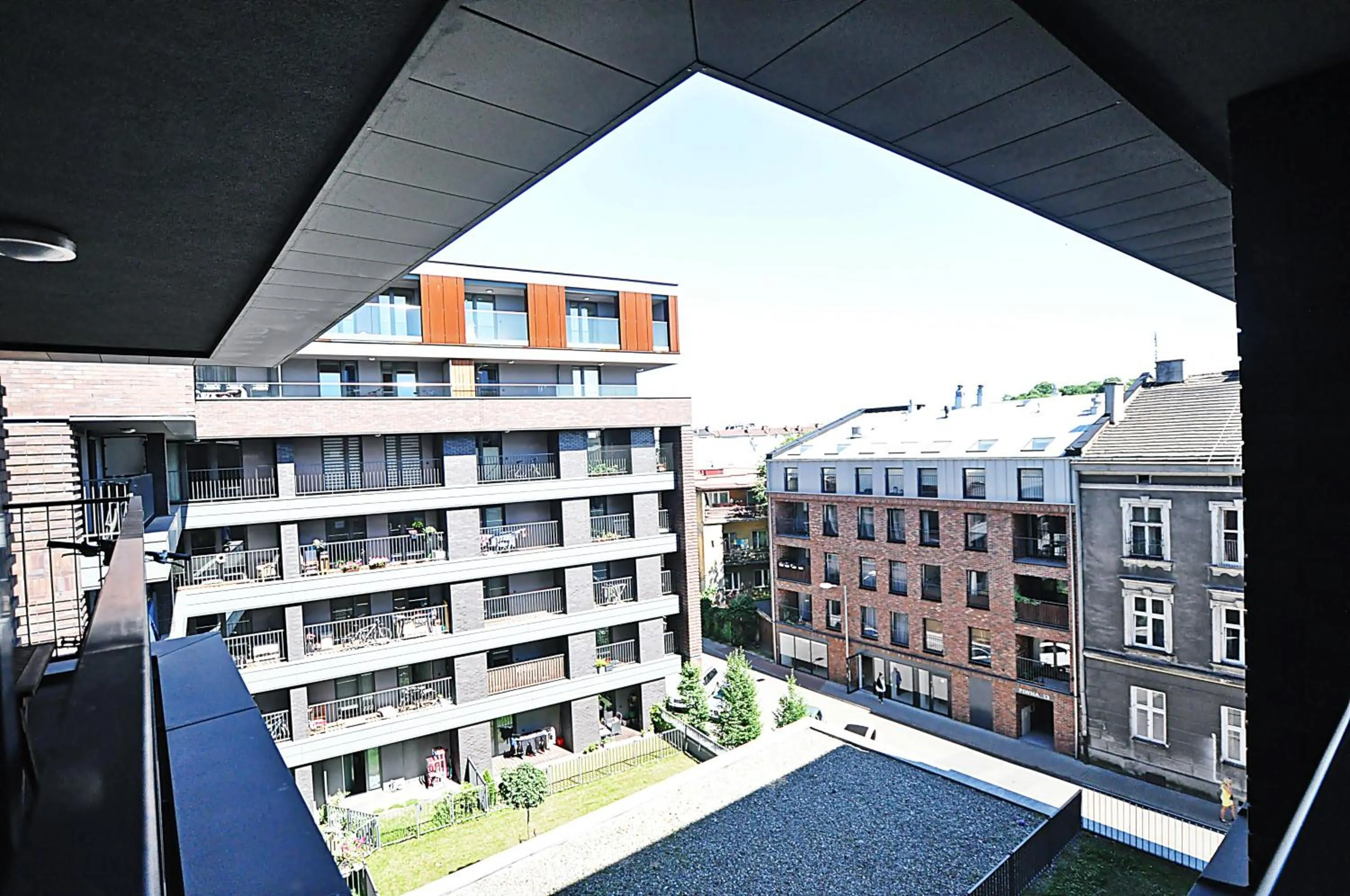 Garden view in Designomania Apartments - Nadwiślańska 11