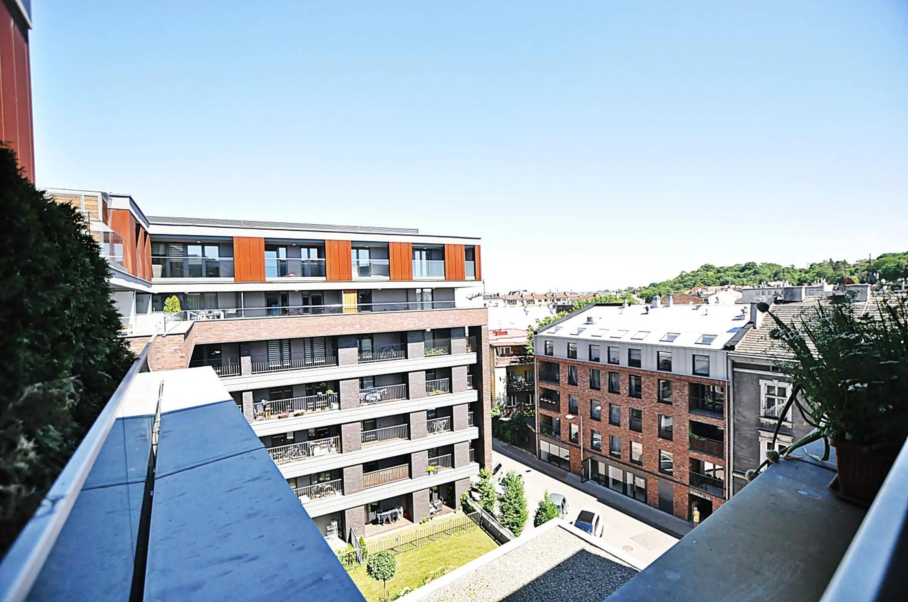 Garden view in Designomania Apartments - Nadwiślańska 11