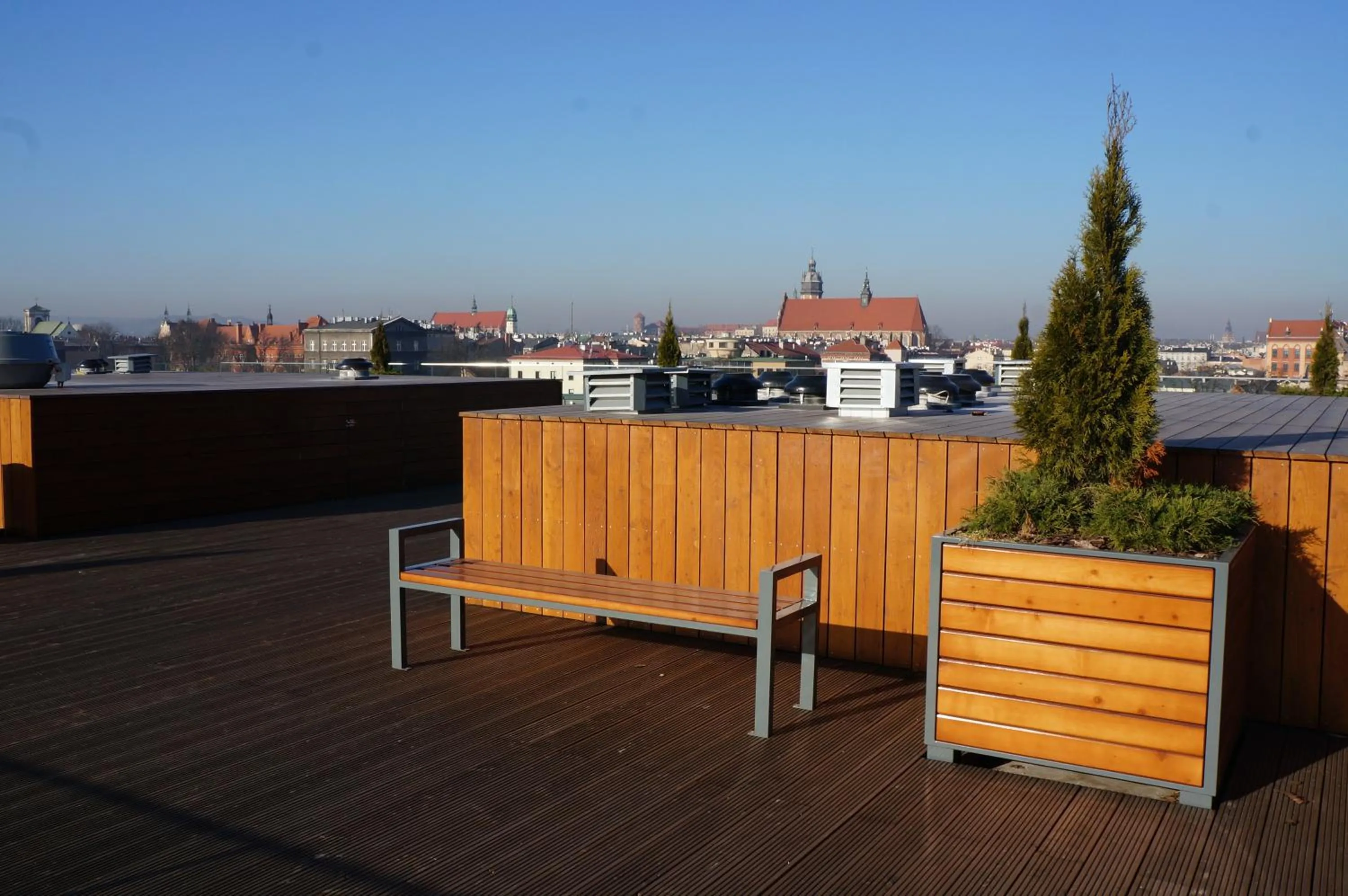Balcony/Terrace in Designomania Apartments - Nadwiślańska 11