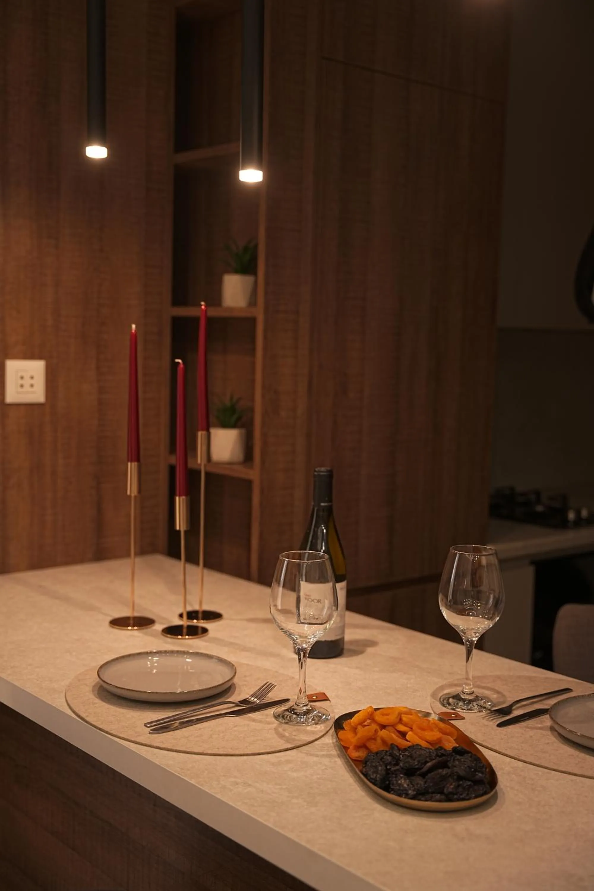 Kitchen or kitchenette in Sweet Home Deluxe Apart-Hotel