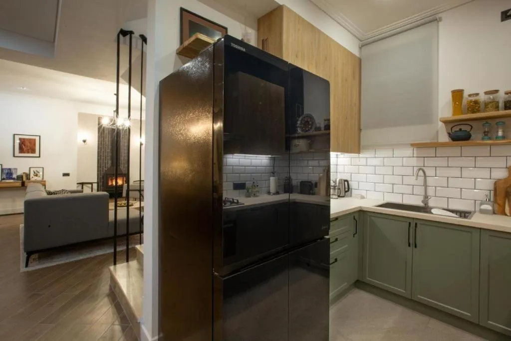 Kitchen or kitchenette in Marrone Hotel Tsaghkadzor