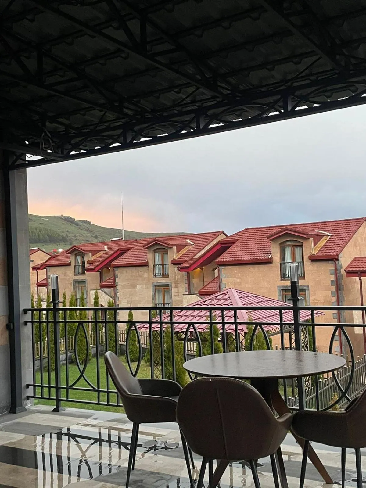 Balcony/Terrace in Marrone Hotel Tsaghkadzor