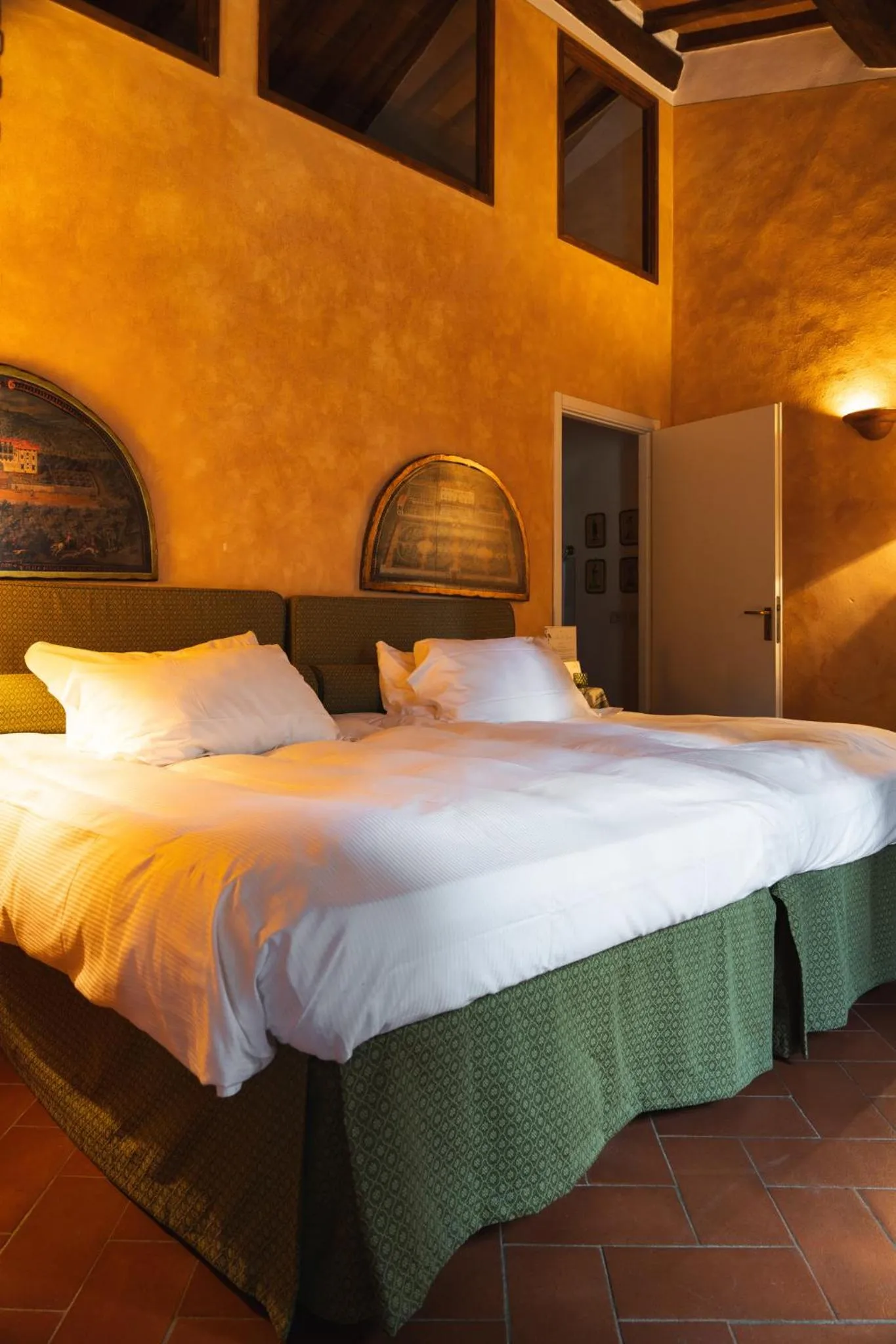 Bed in Le Filigare Wine & Country Relais