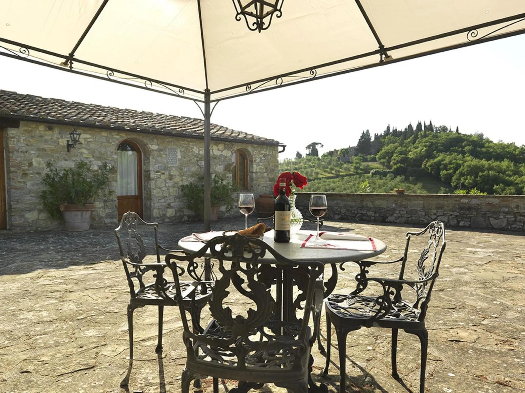 Patio in Le Filigare Wine & Country Relais