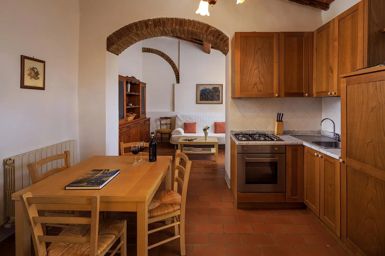 Kitchen or kitchenette in Le Filigare Wine & Country Relais