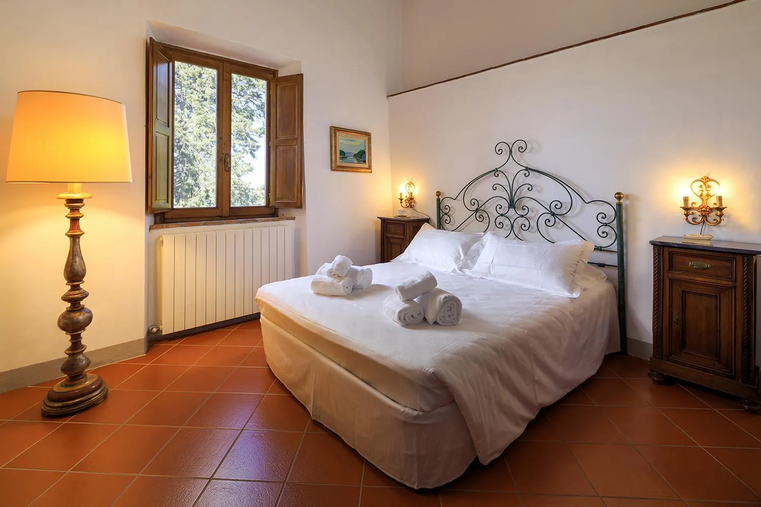 Bedroom, Bed in Le Filigare Wine & Country Relais