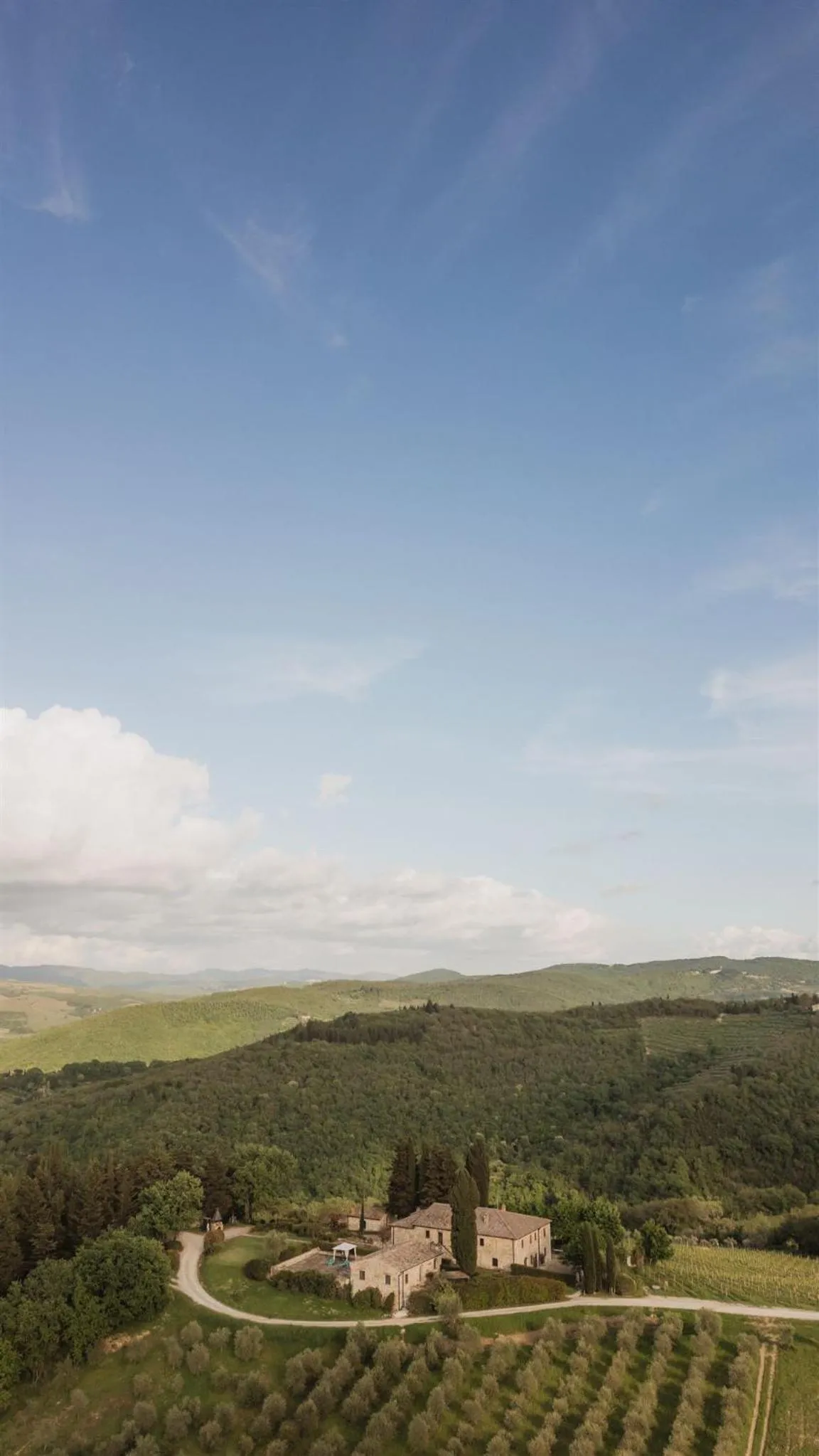 Bird's eye view in Le Filigare Wine & Country Relais