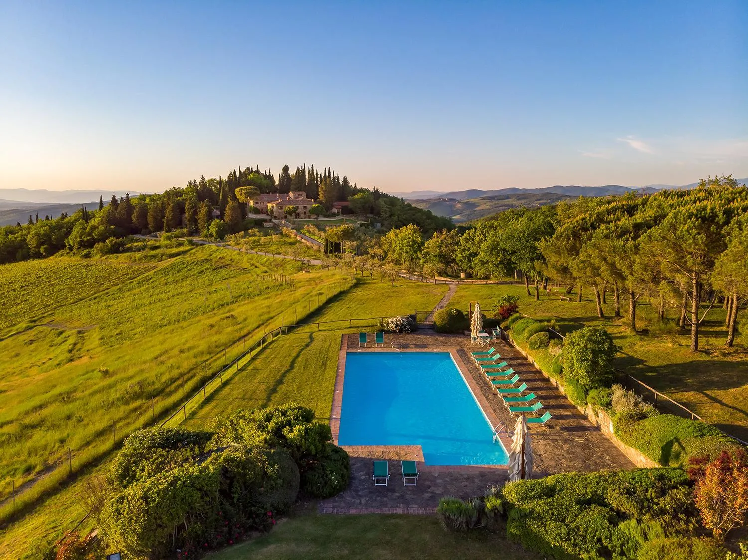 Bird's eye view in Le Filigare Wine & Country Relais