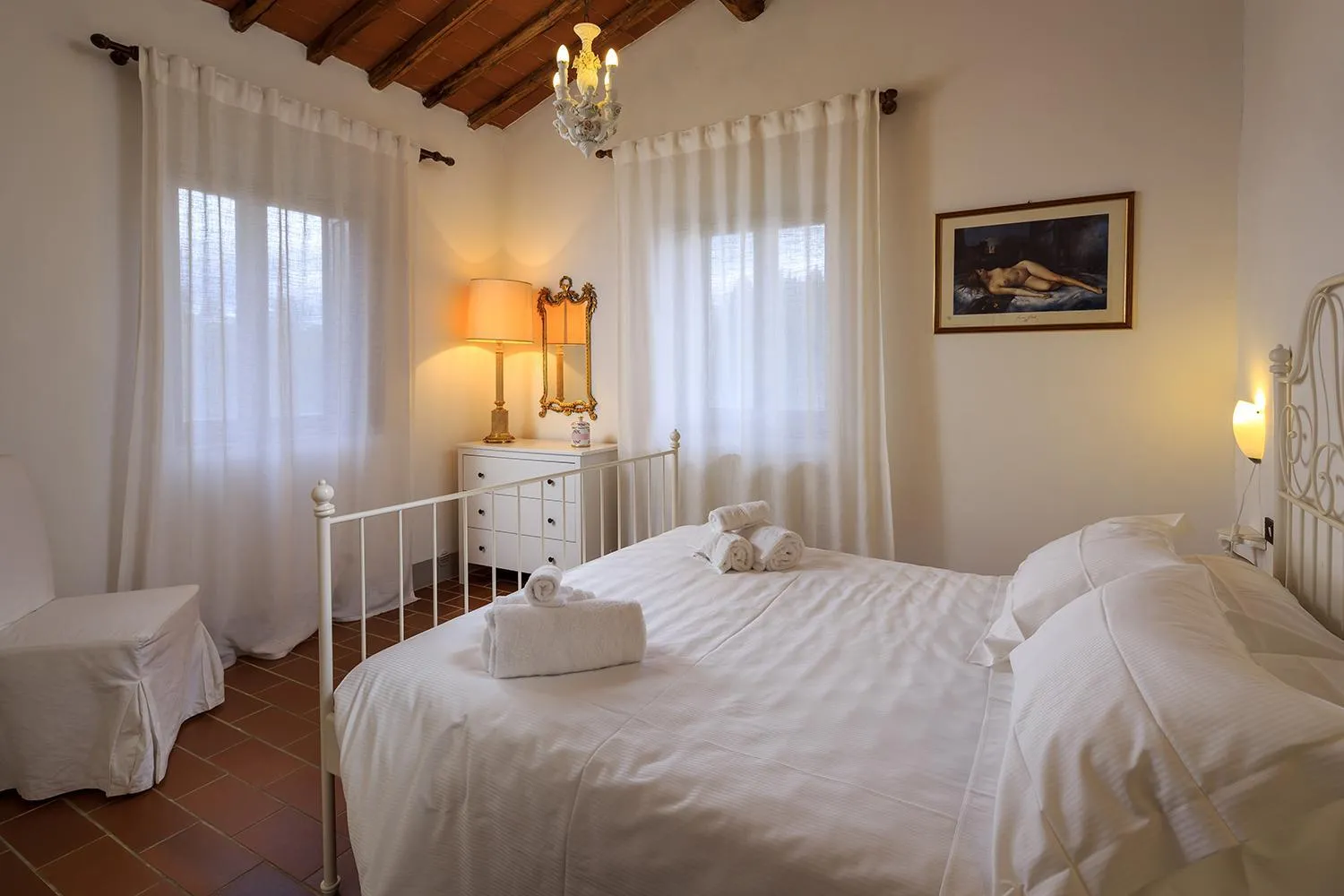 Bedroom, Bed in Le Filigare Wine & Country Relais