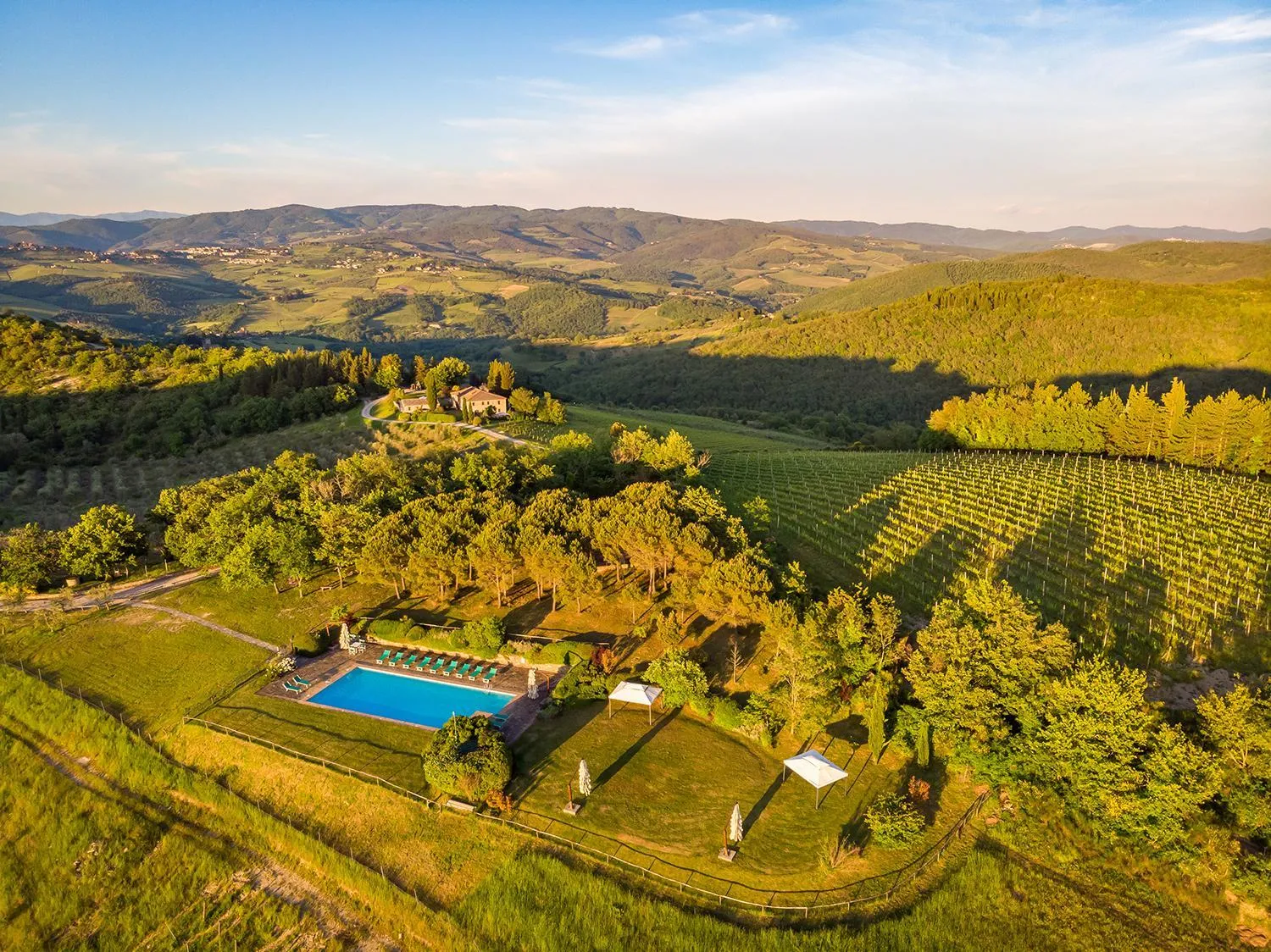 Bird's eye view in Le Filigare Wine & Country Relais