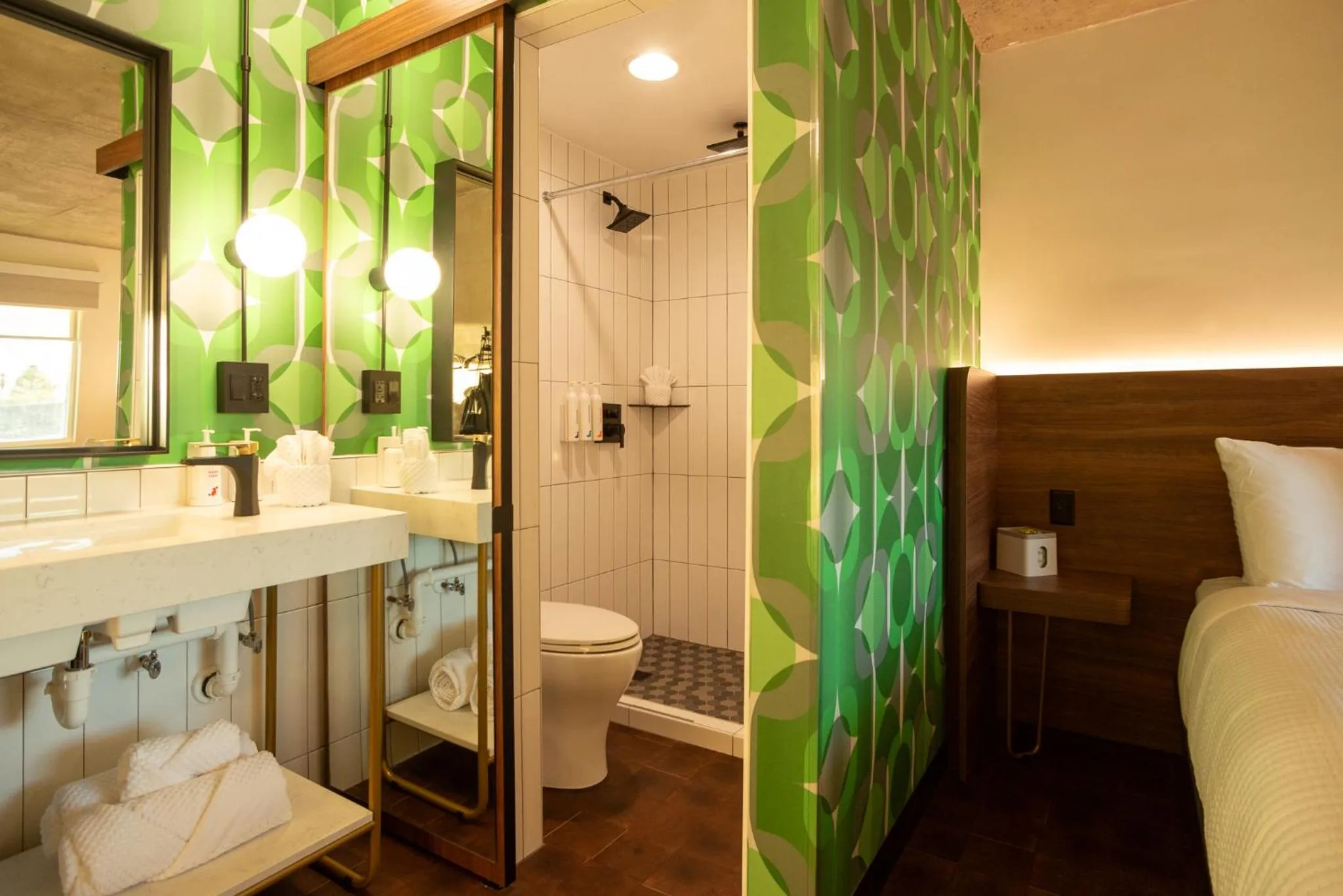 Shower in The Alice Hotel