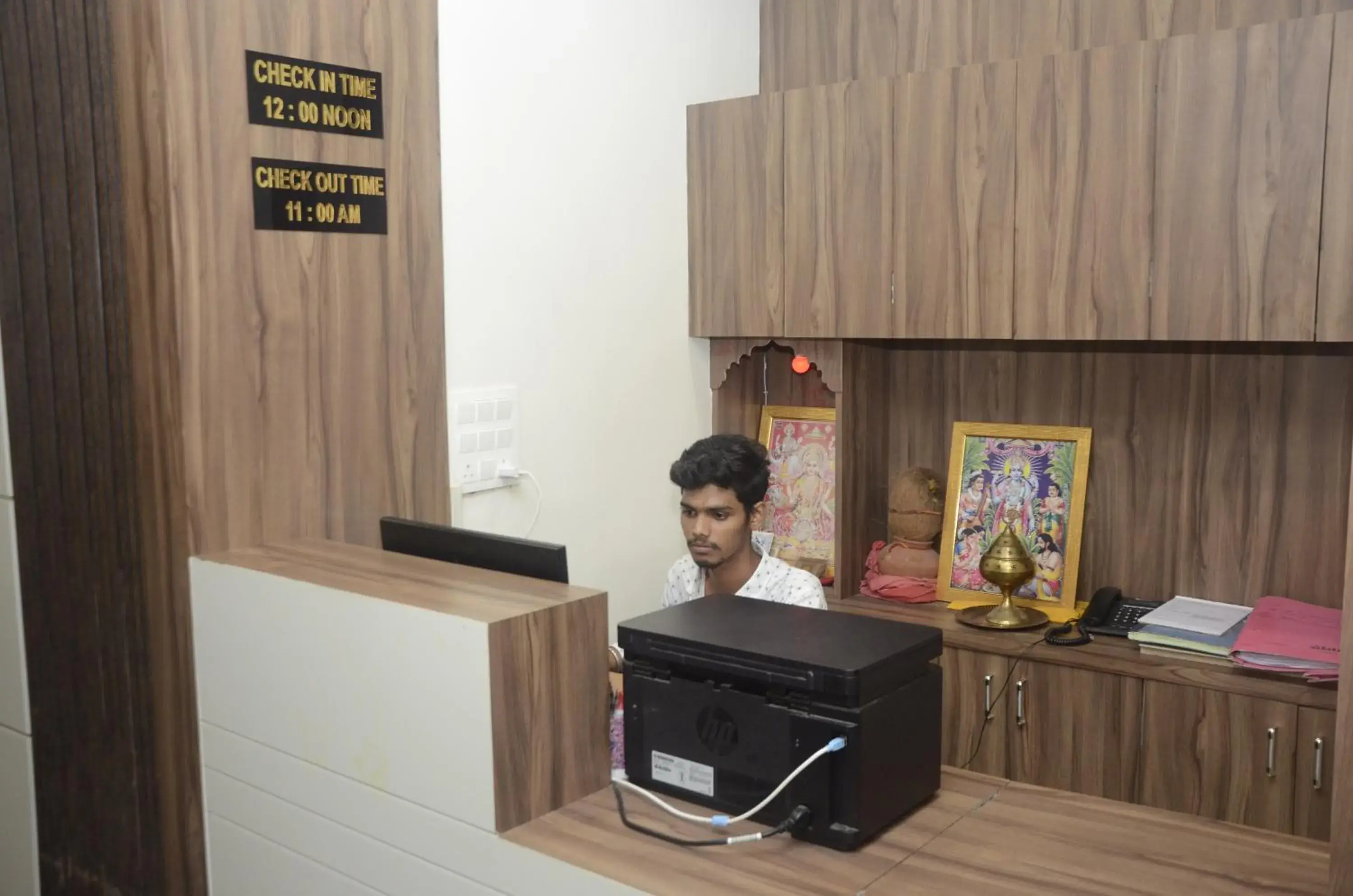 Lobby or reception in Hotel Shreeji Palace Lobby or reception in Hotel Shreeji Palace