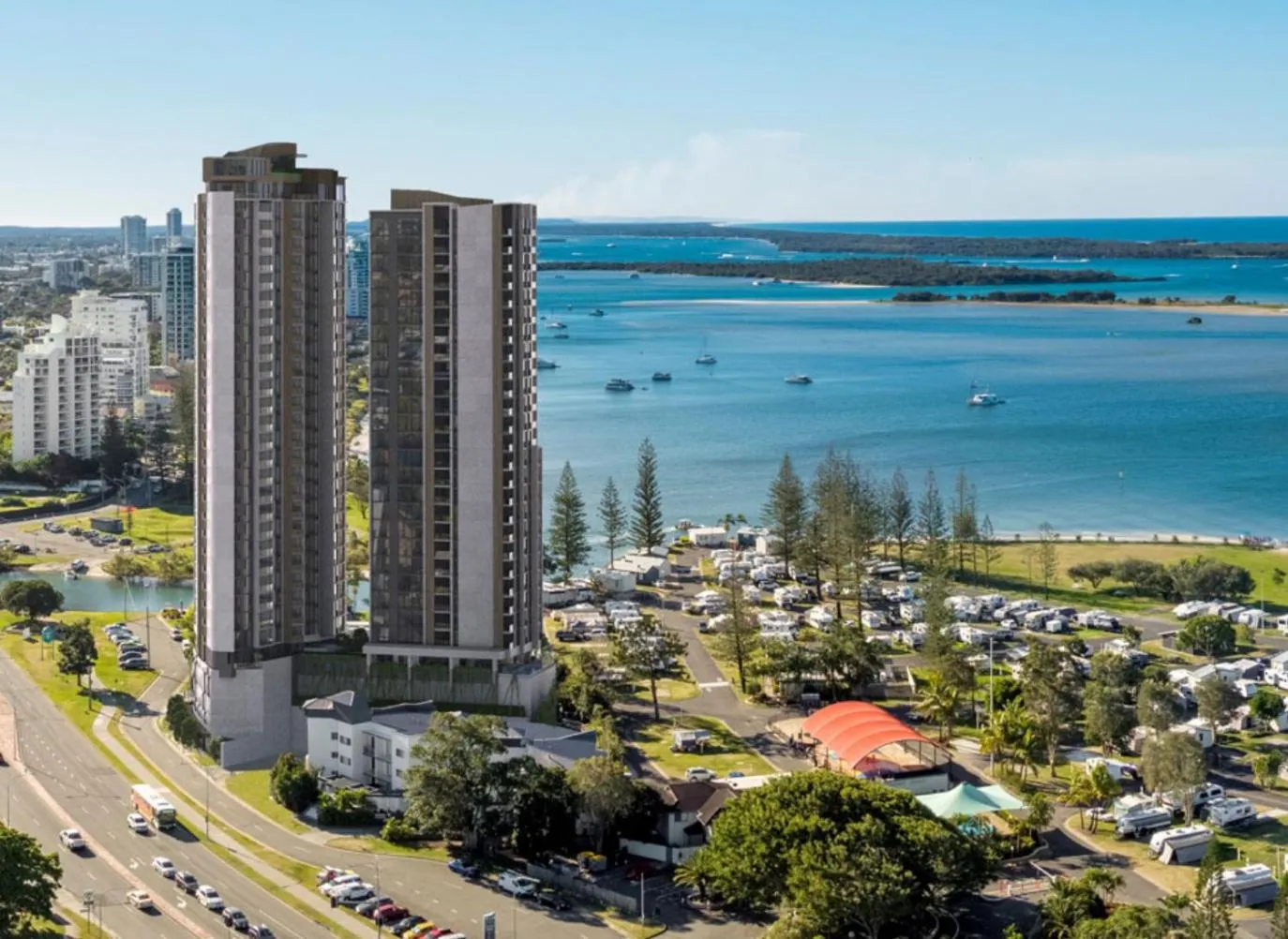 Property building in Marine Quarter Apartments by CLLIX