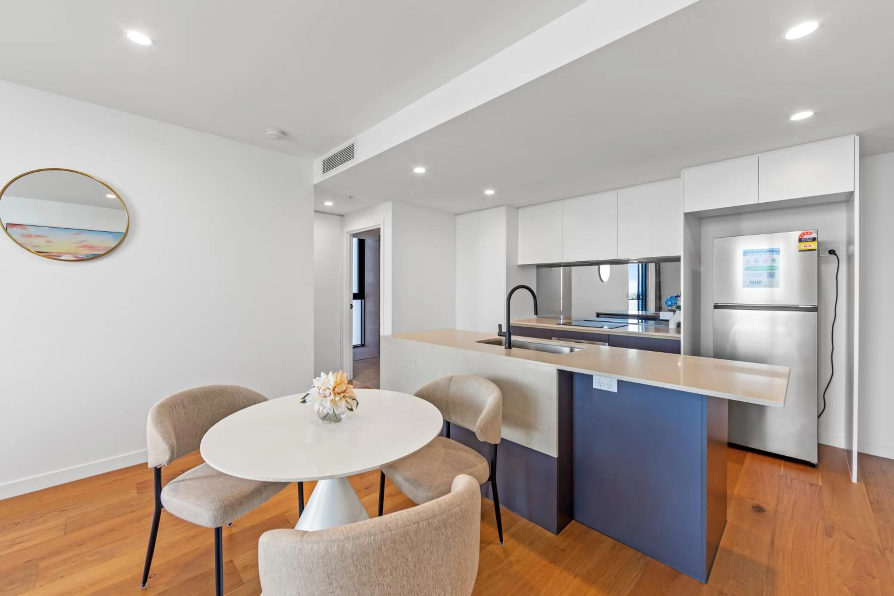 Seating area in Marine Quarter Apartments by CLLIX