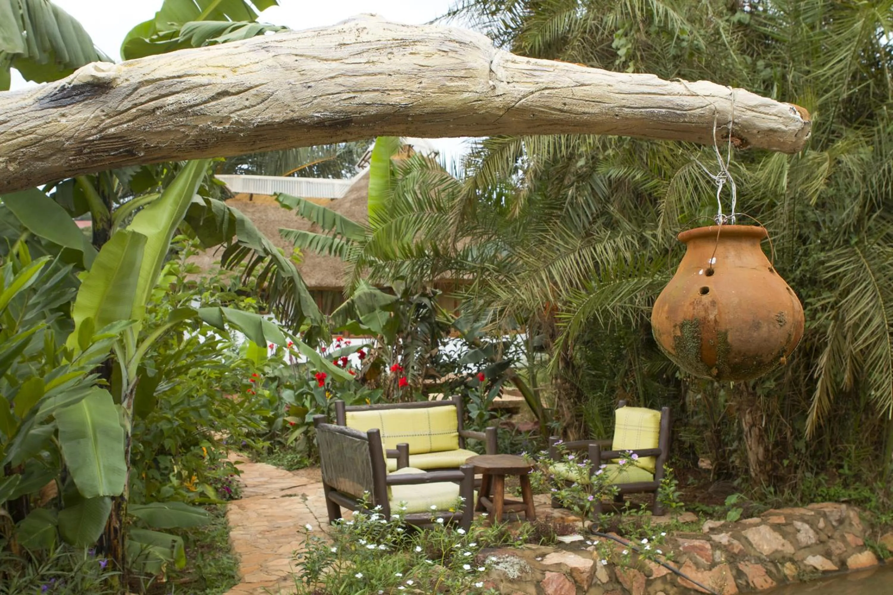 Garden in Malakai Eco Lodge