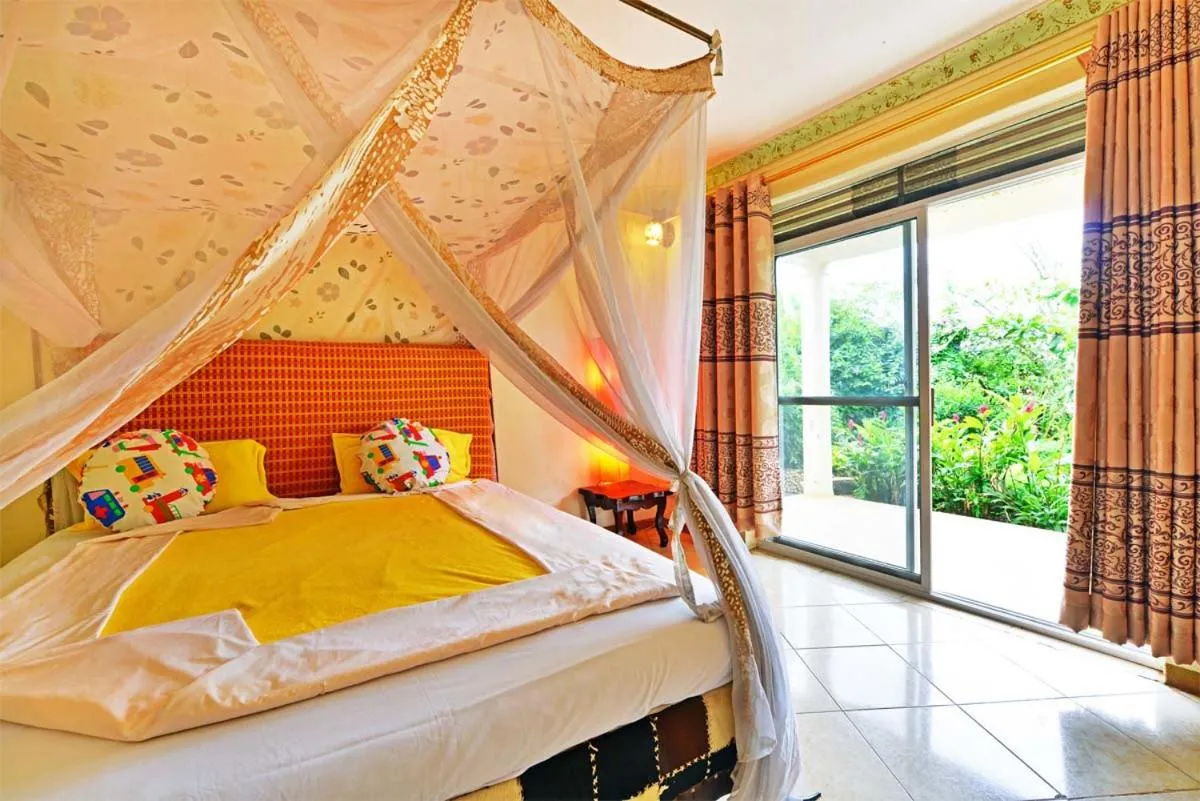 Bed in Malakai Eco Lodge