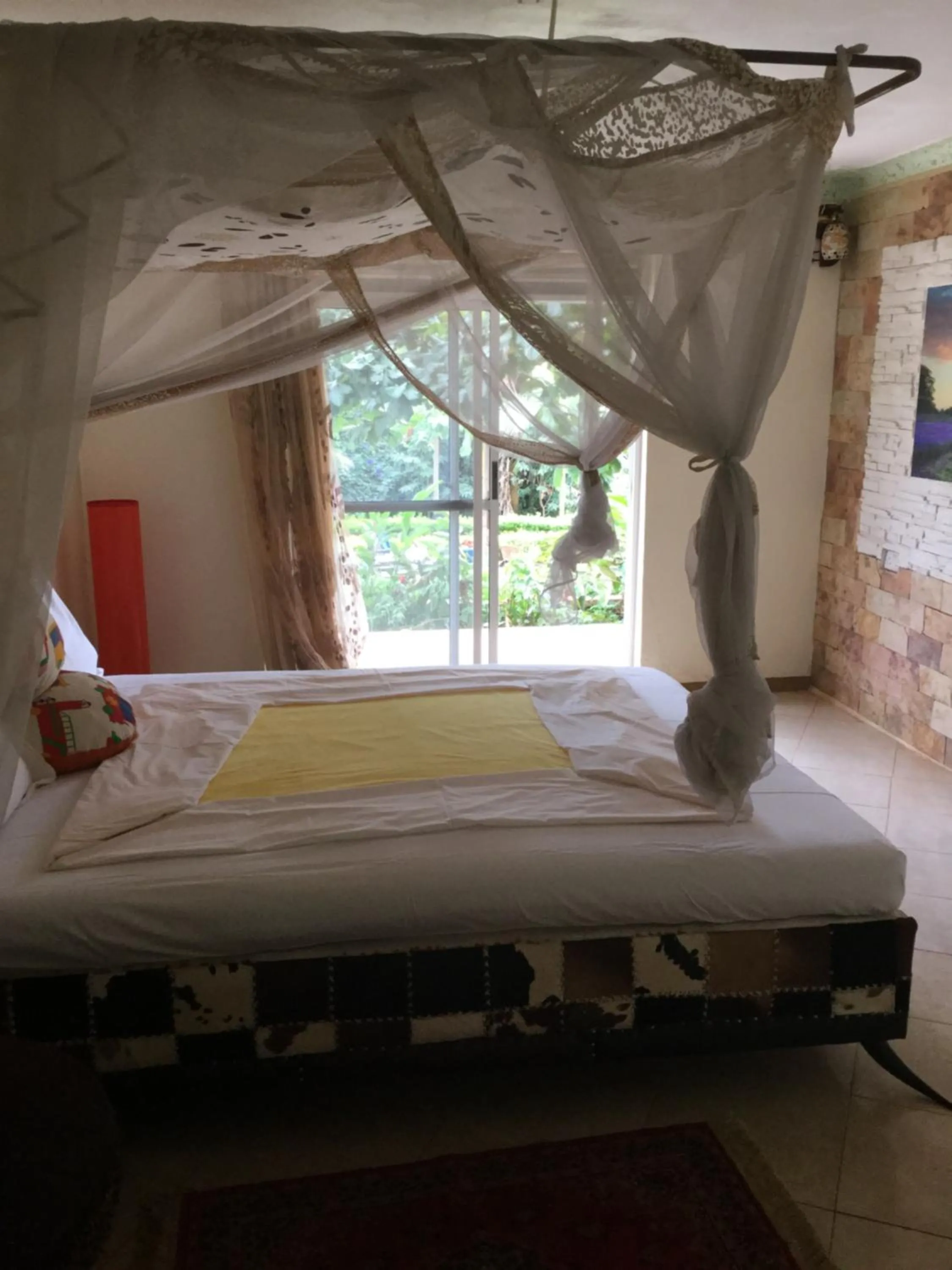 Bed in Malakai Eco Lodge