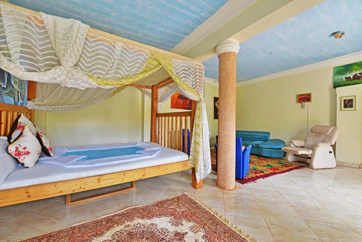 Bed in Malakai Eco Lodge