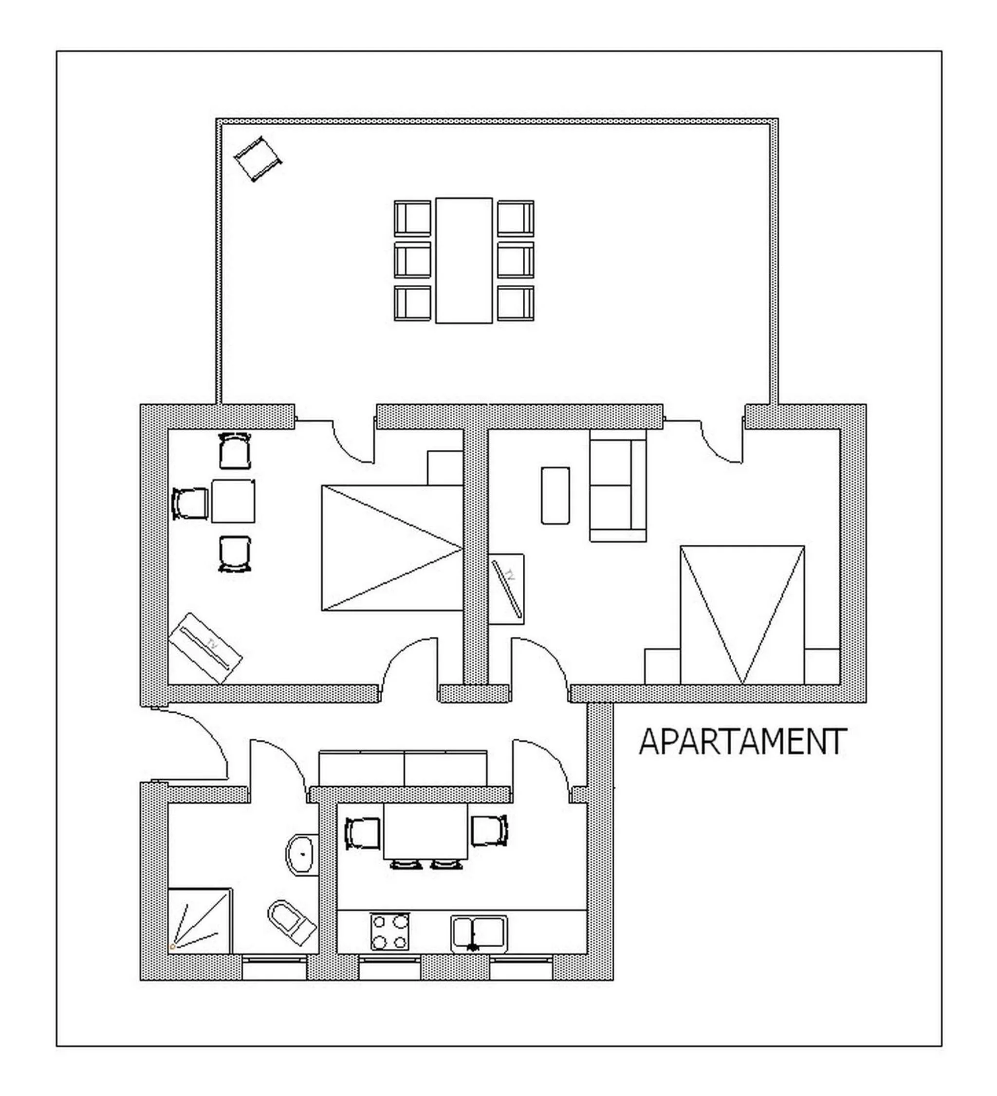 Shower in Willa jak u Babci