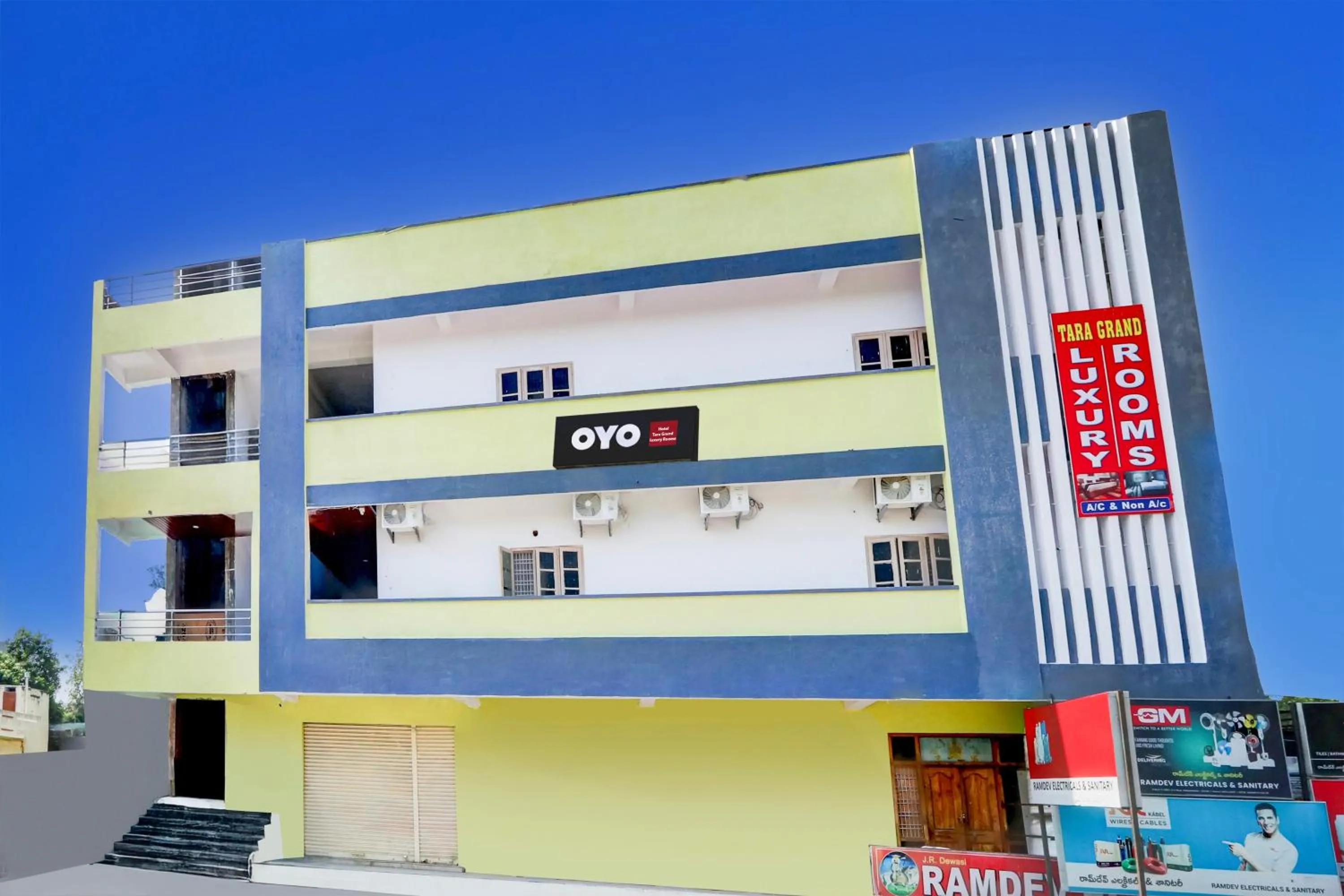 Facade/entrance in Hotel O by OYO Tara Grand luxury Rooms
