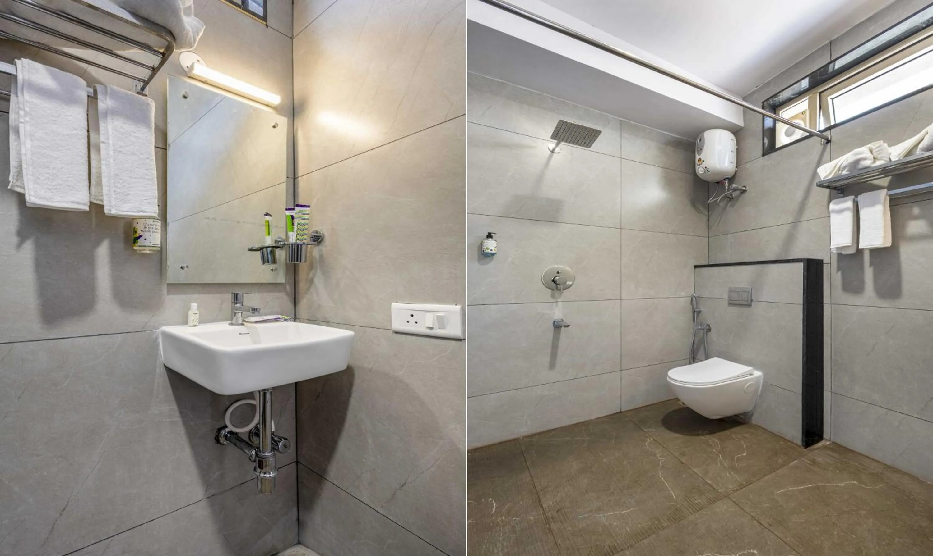 Bathroom in Treebo Imperia, Kommadi