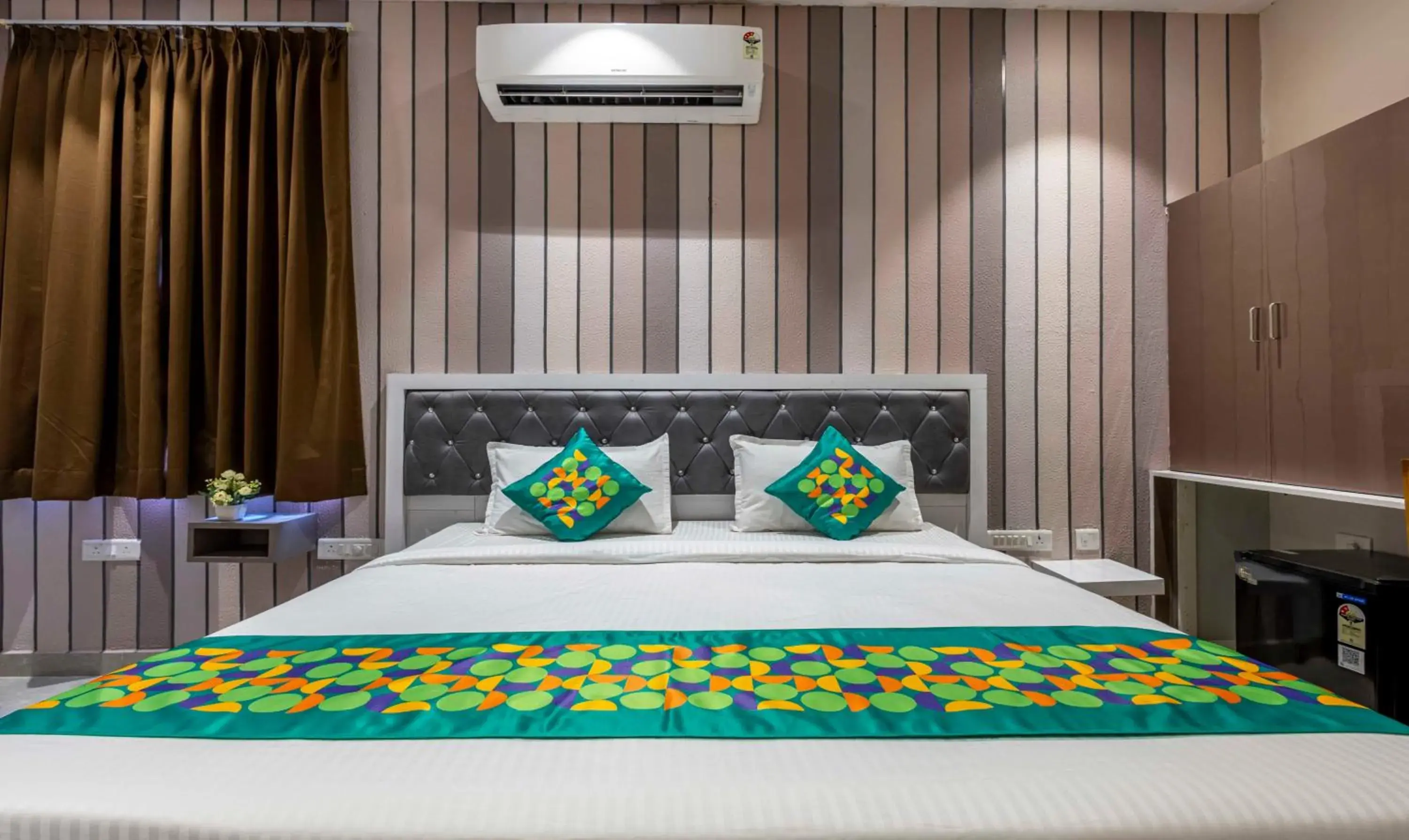 Bedroom, Bed in Treebo Imperia, Kommadi Bedroom, Bed in Treebo Imperia, Kommadi