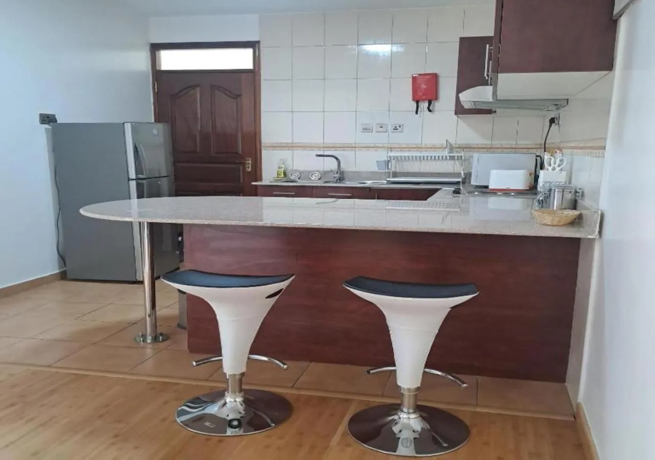 Kitchen or kitchenette in Golf View Serviced Apartments