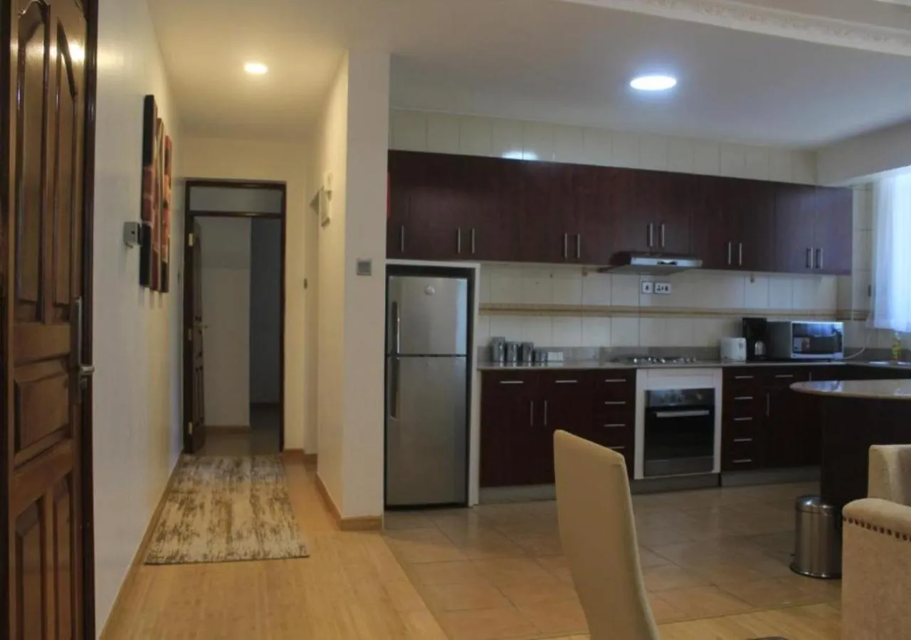 Kitchen or kitchenette in Golf View Serviced Apartments