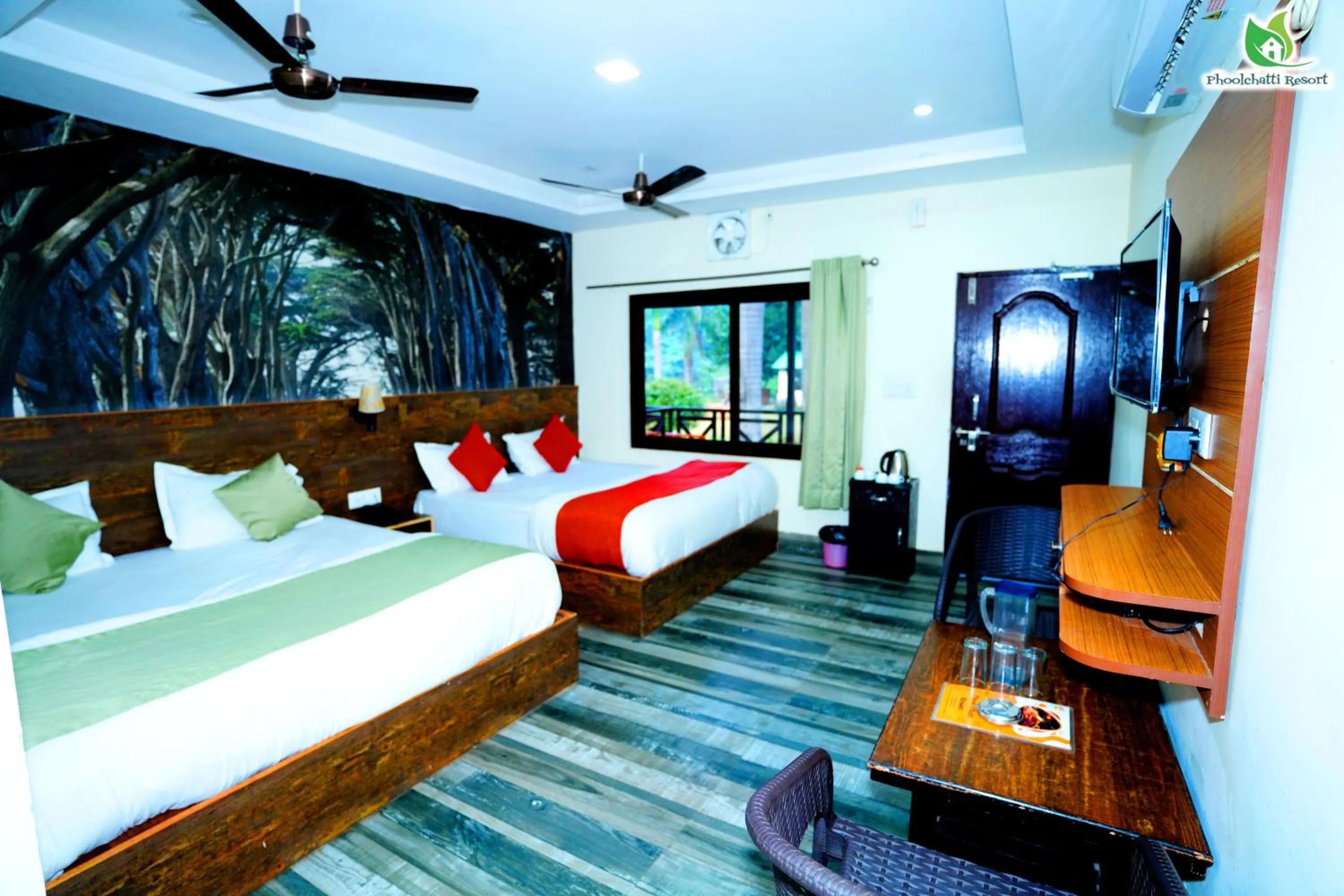 Quadruple Room in Phool chatti Riverside Resort