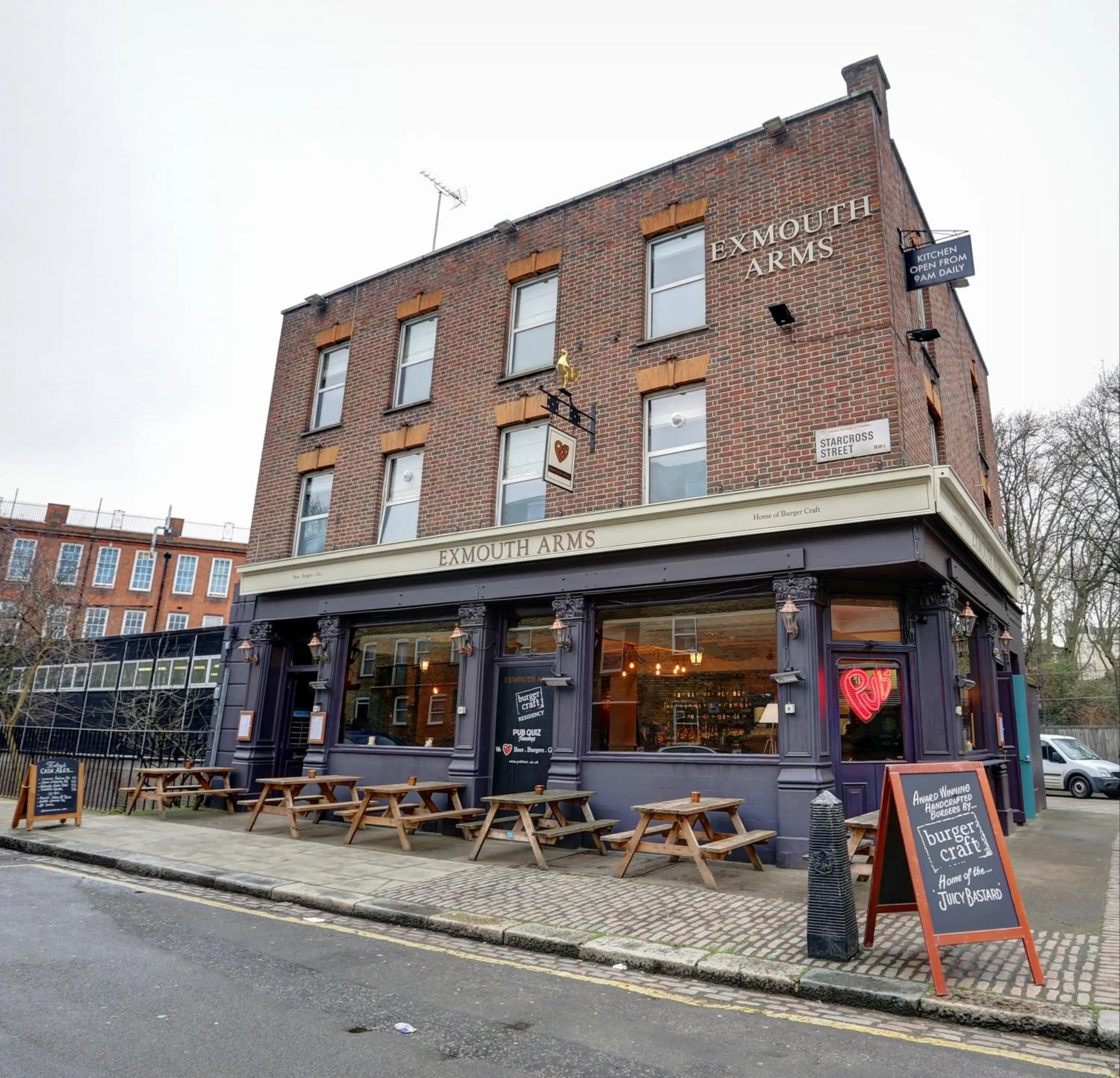 Property building in PubLove @ The Exmouth Arms, Euston