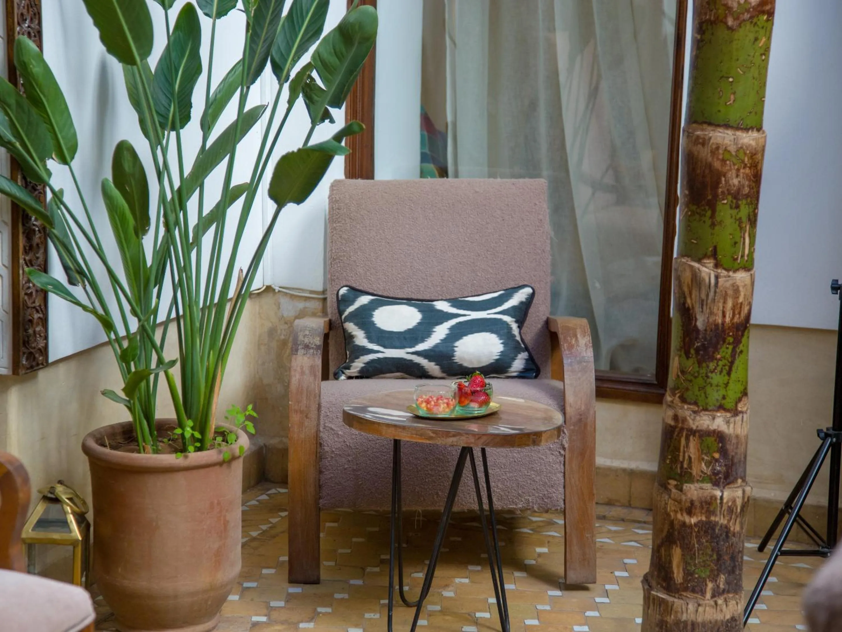 Patio in Riad Clefs d'Orient