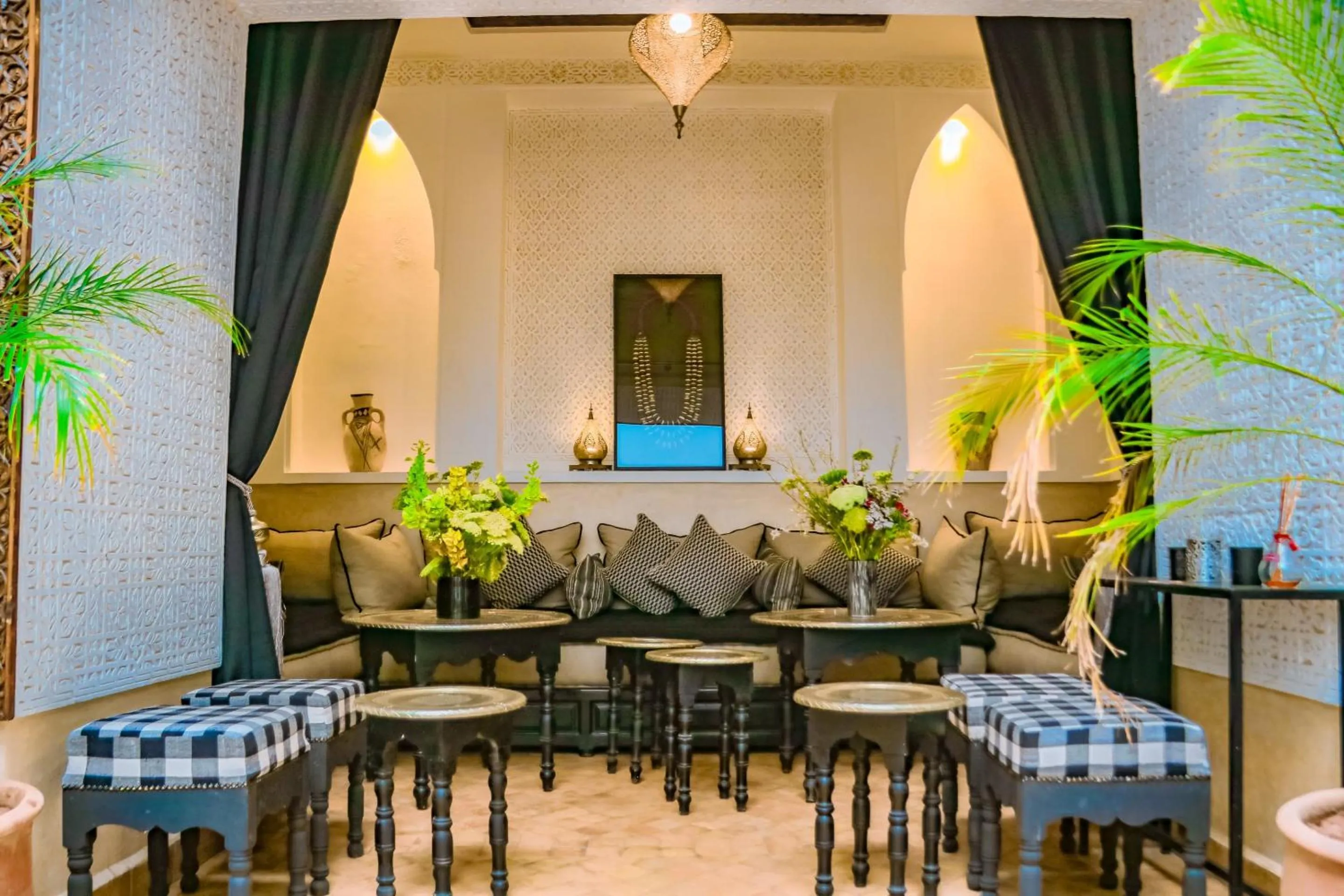 Patio in Riad Clefs d'Orient