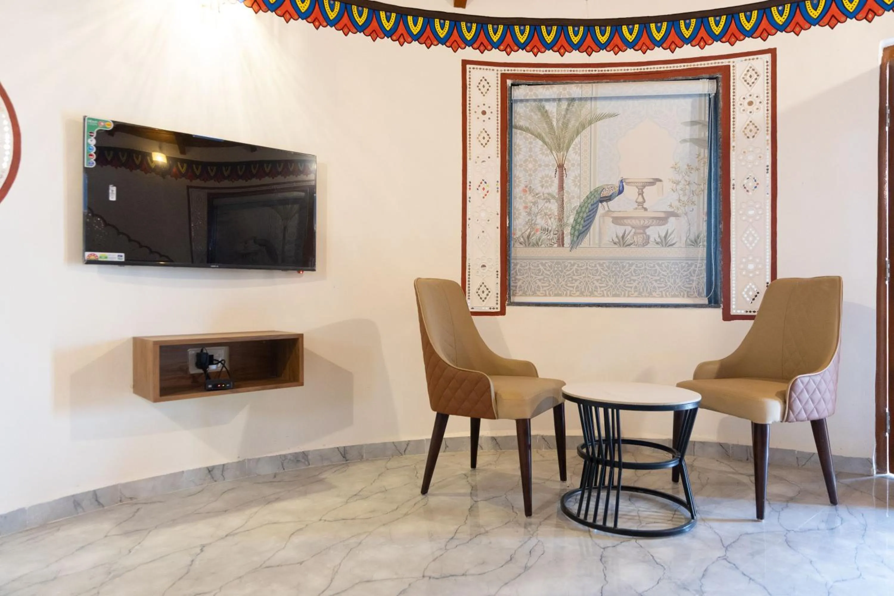 Seating area in Heritage Resort Dholavira