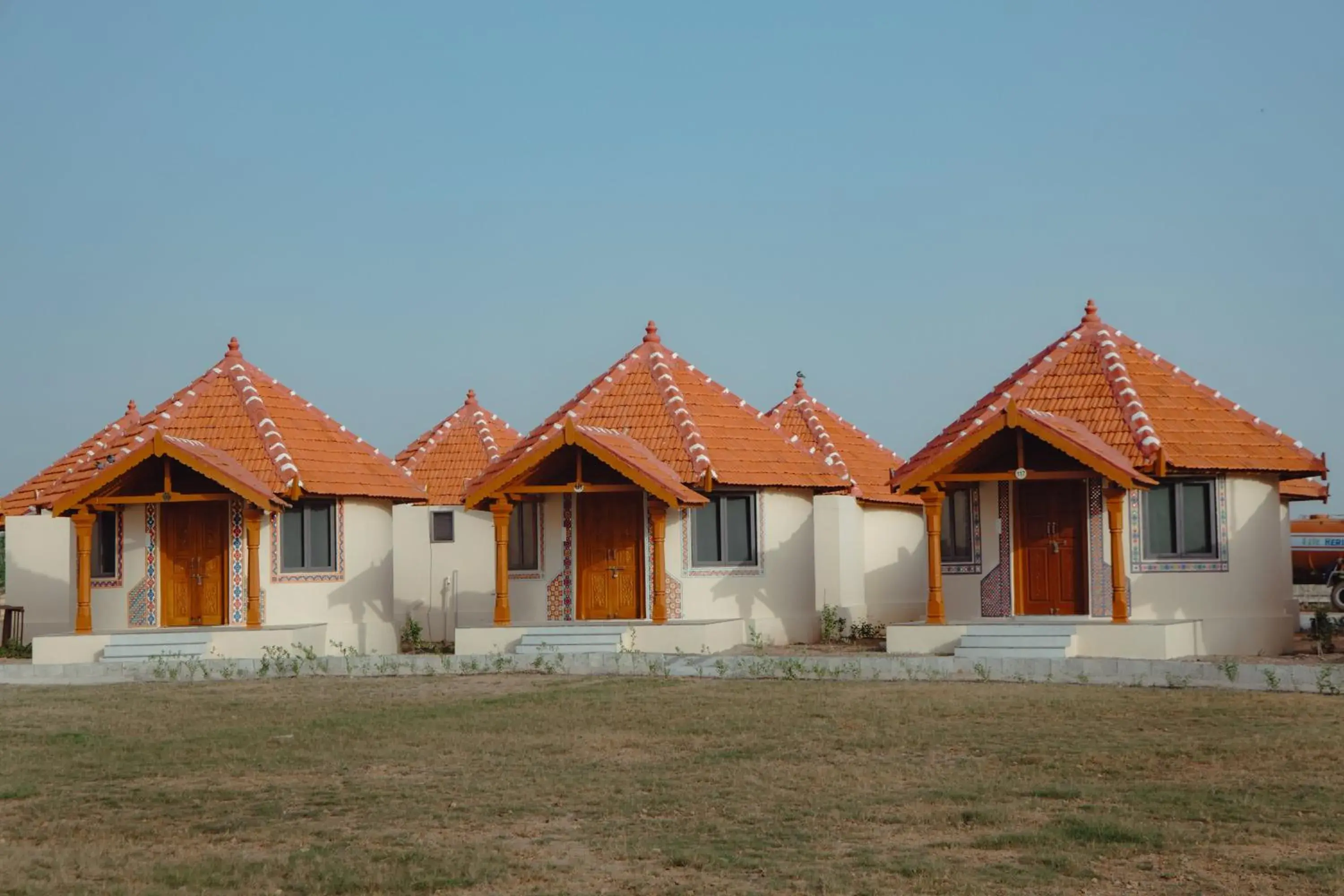 Property building in Heritage Resort Dholavira Property building in Heritage Resort Dholavira