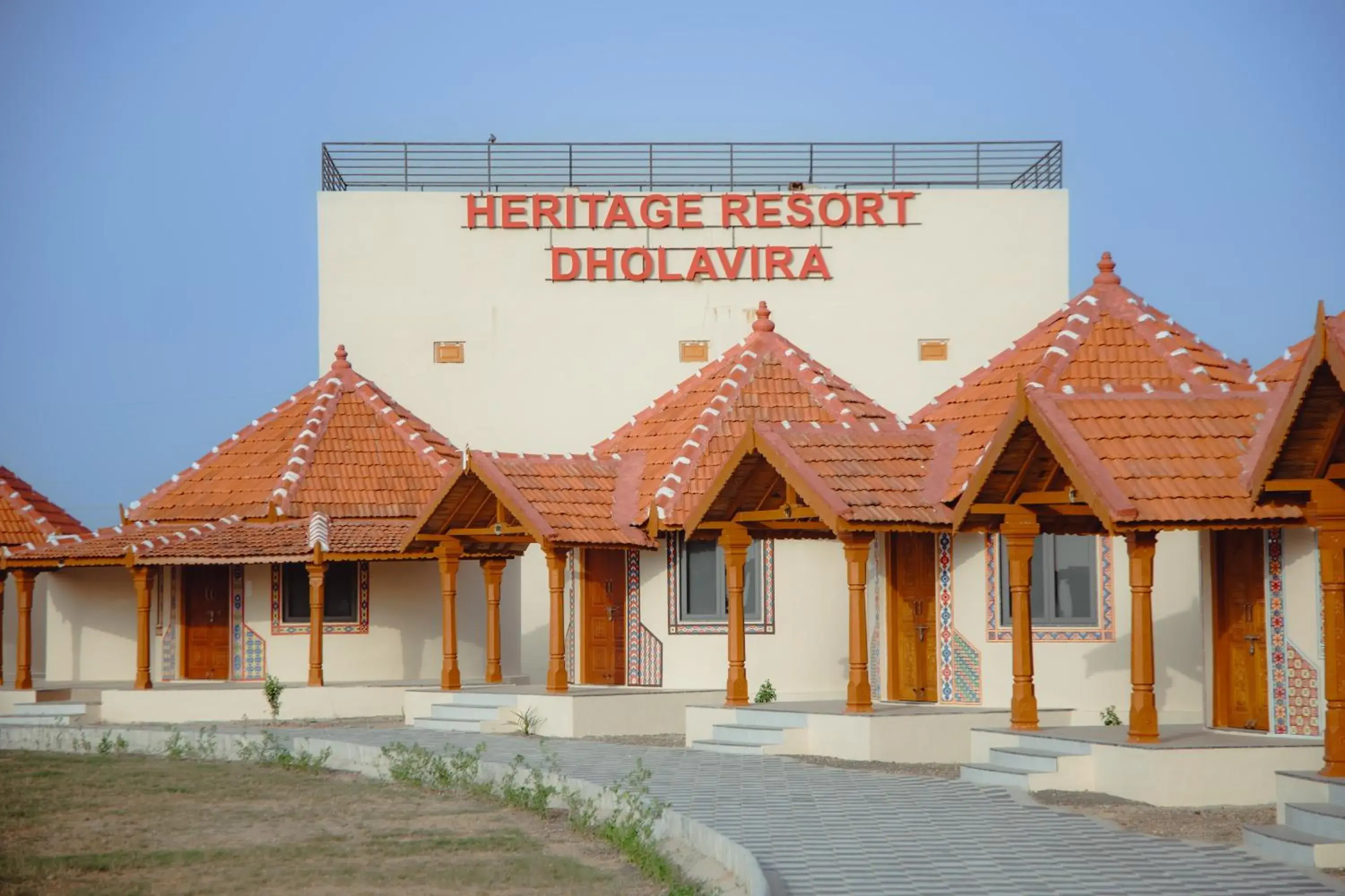 Property building in Heritage Resort Dholavira Property building in Heritage Resort Dholavira