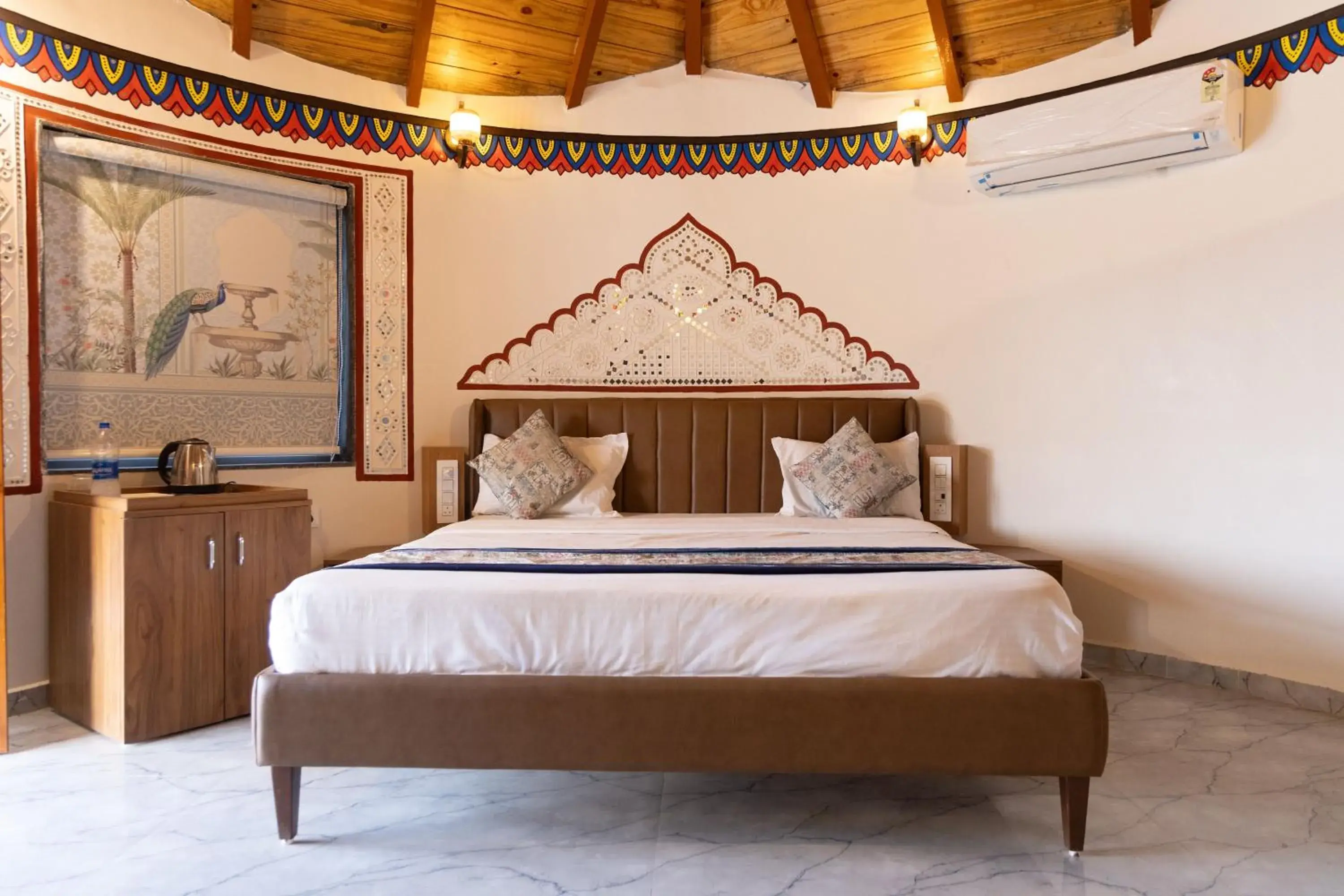 Bedroom, Bed in Heritage Resort Dholavira Bedroom, Bed in Heritage Resort Dholavira
